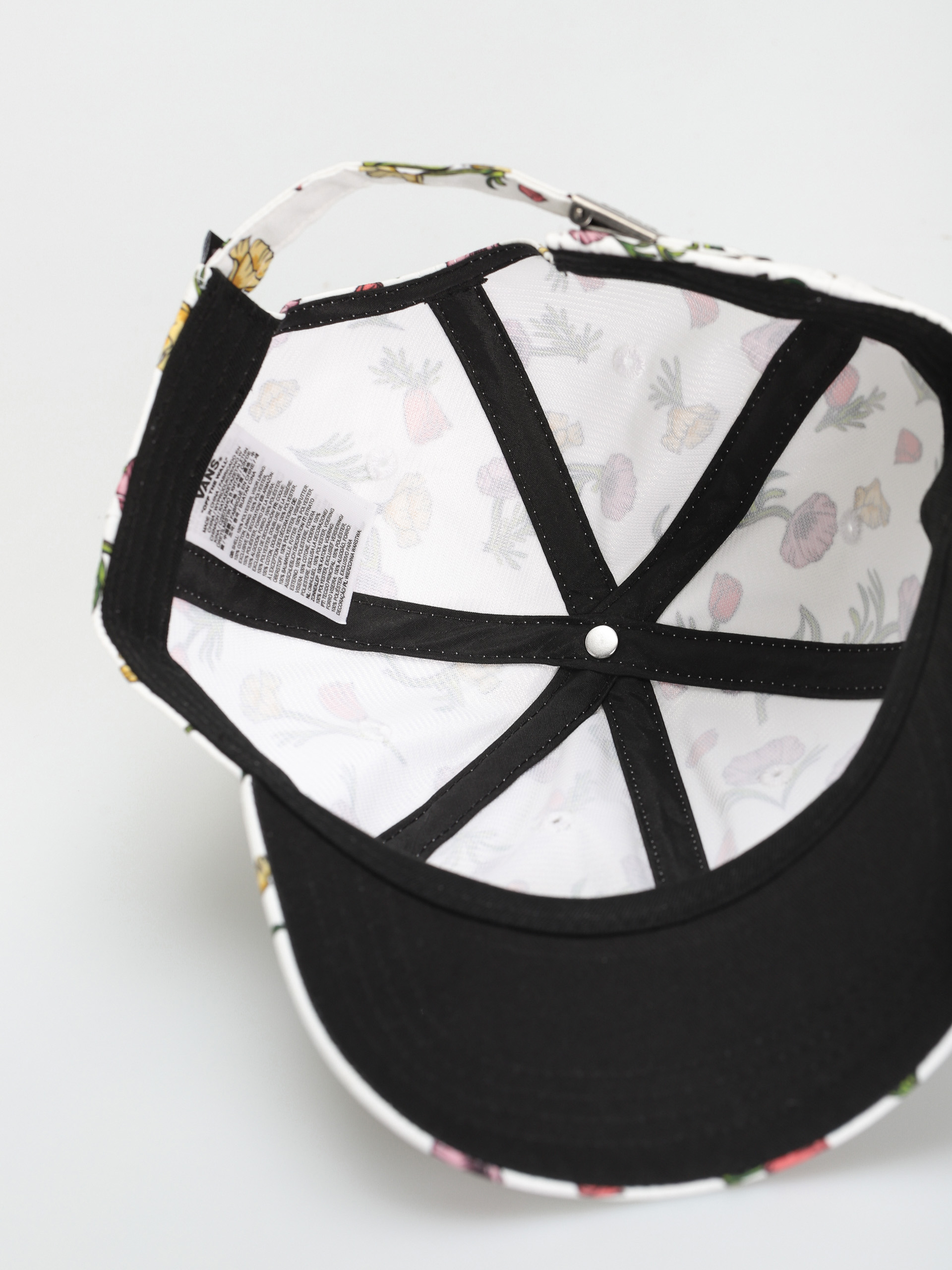 Vans Court Side Printed Baseball sapka Wmn (califas ditsy marshmallow/lilas)