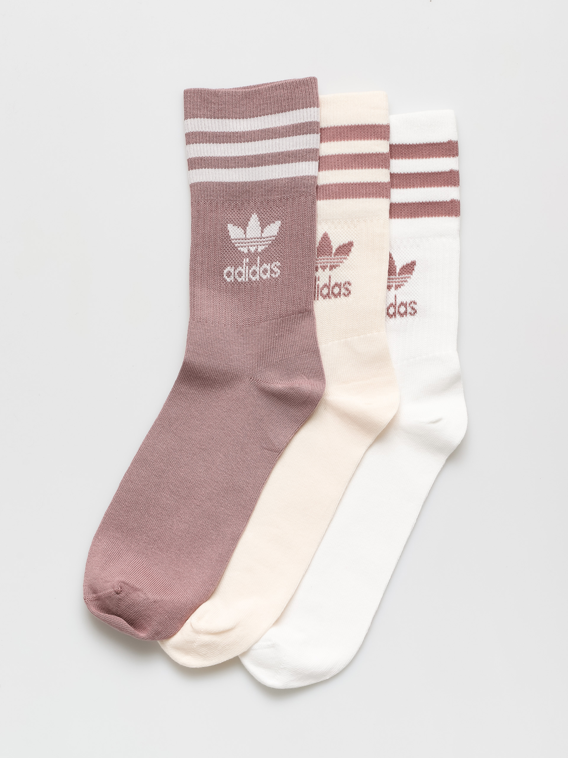 adidas Originals Mid Cut Crew Zokni (white/wonwhi/wonoxi)