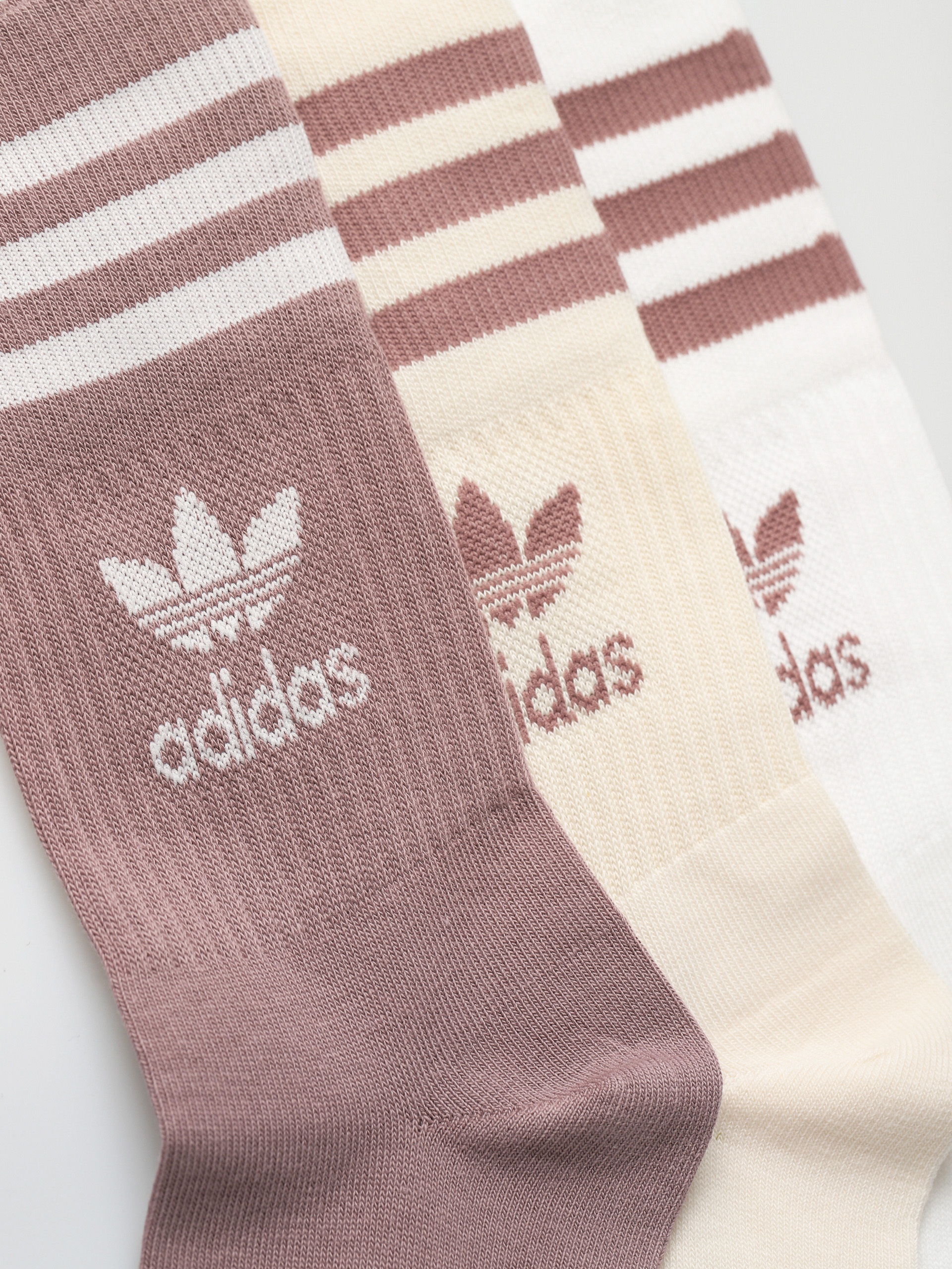 adidas Originals Mid Cut Crew Zokni (white/wonwhi/wonoxi)