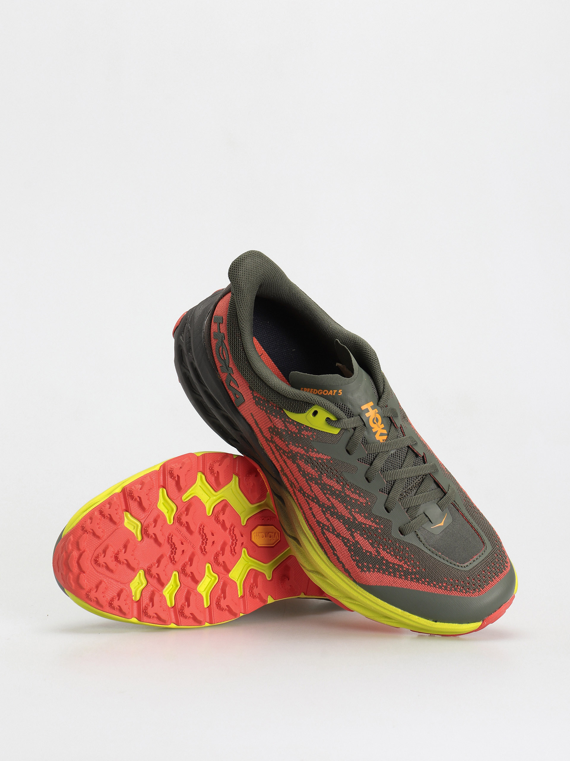Hoka Speedgoat 5 Cipők (thyme/fiesta)