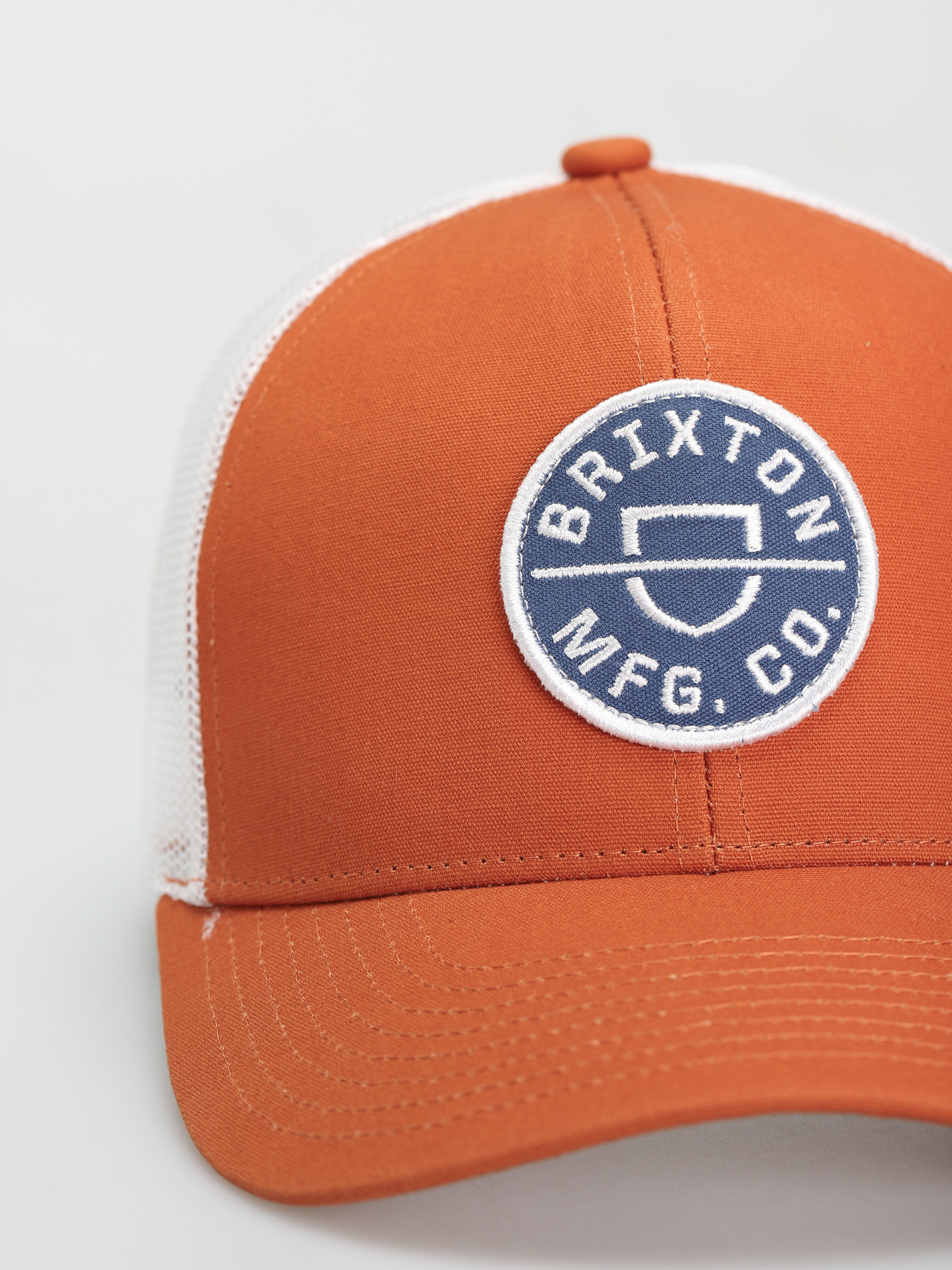 Brixton Crest X Mp Mesh Cap Baseball sapka (burnt orange/white)