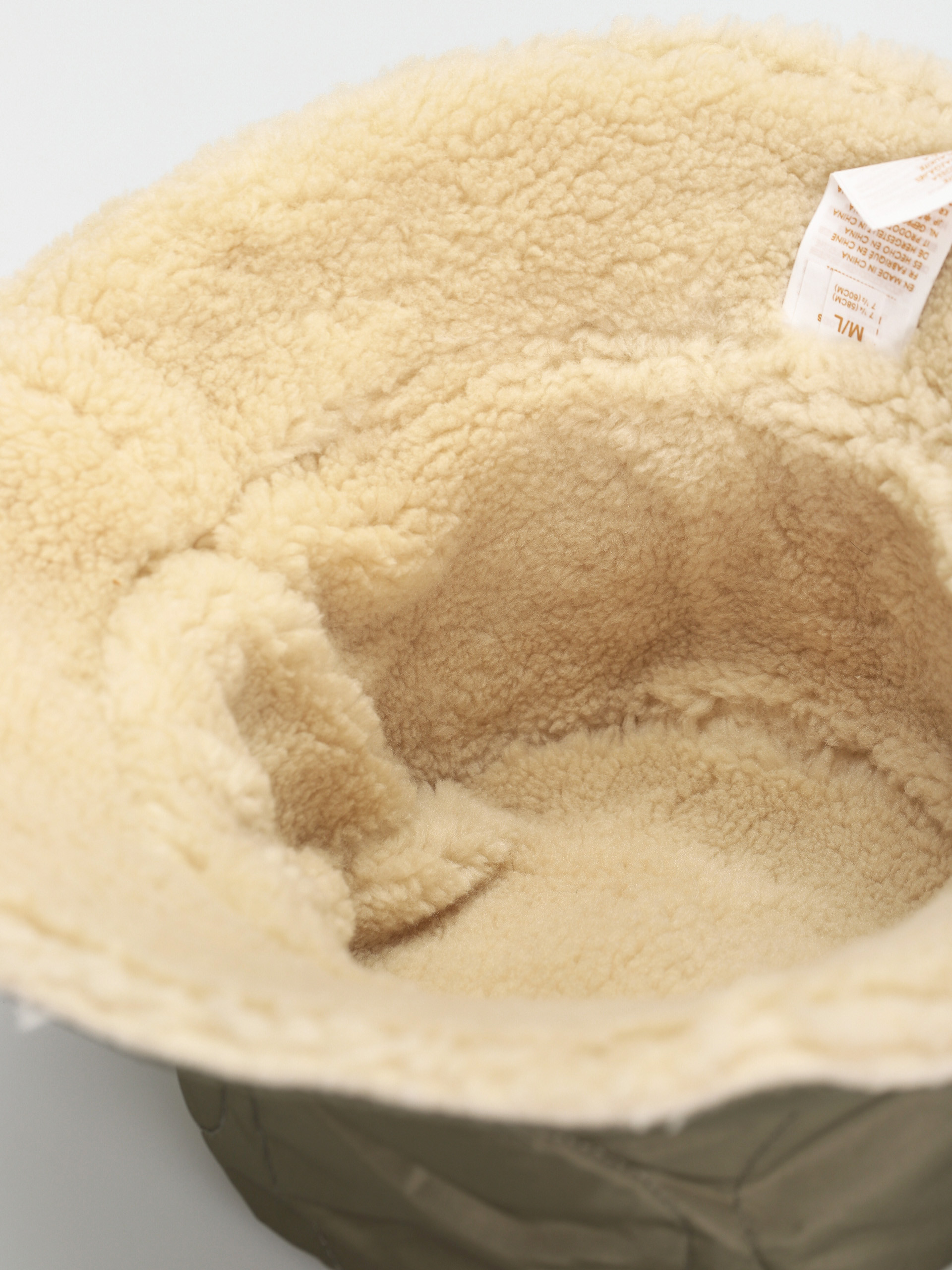 Brixton Petra Reversible Bucket Hat Kalap Wmn (military olive/dove sherpa)