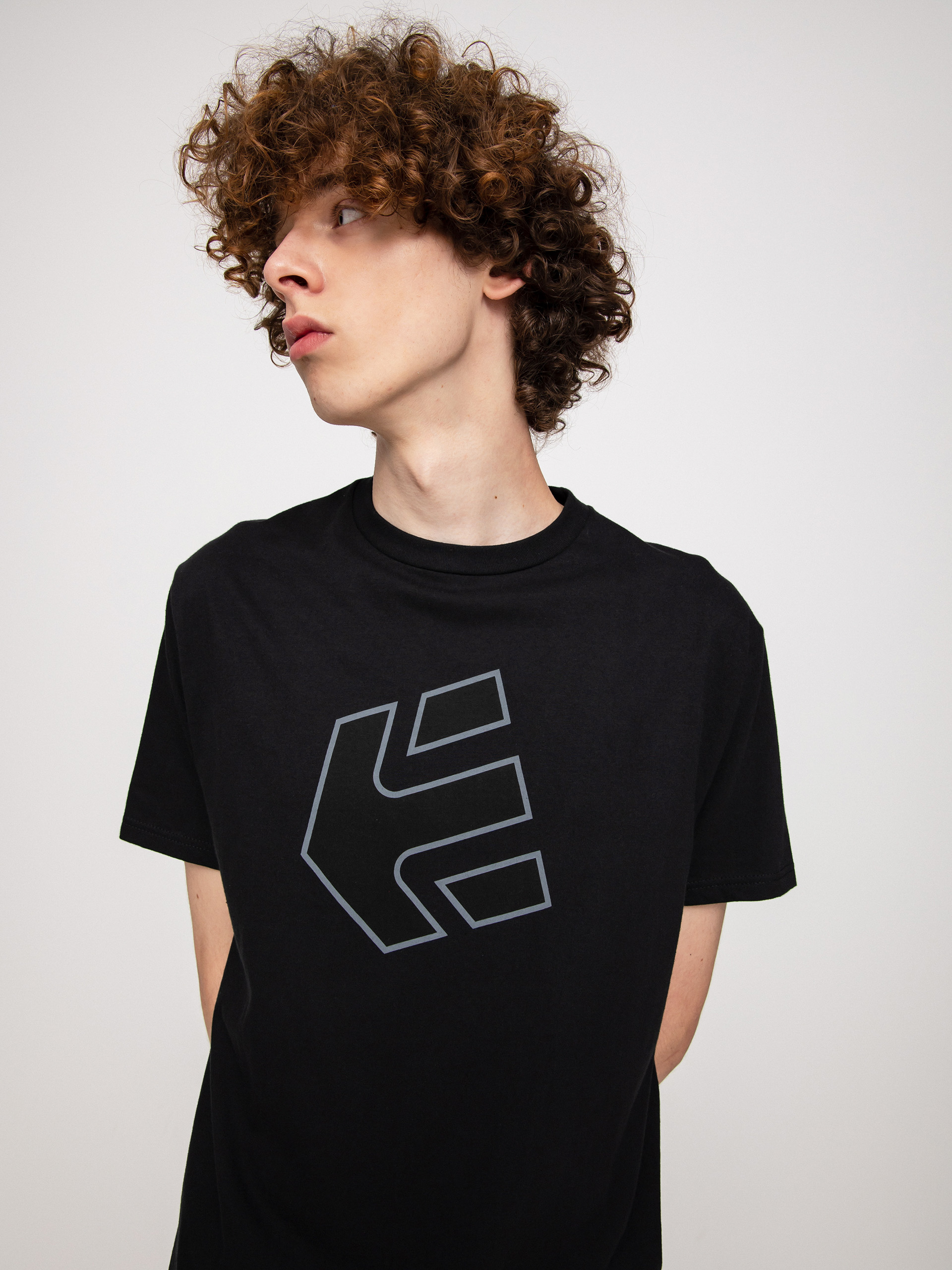 Etnies Crank Póló (black/charcoal)