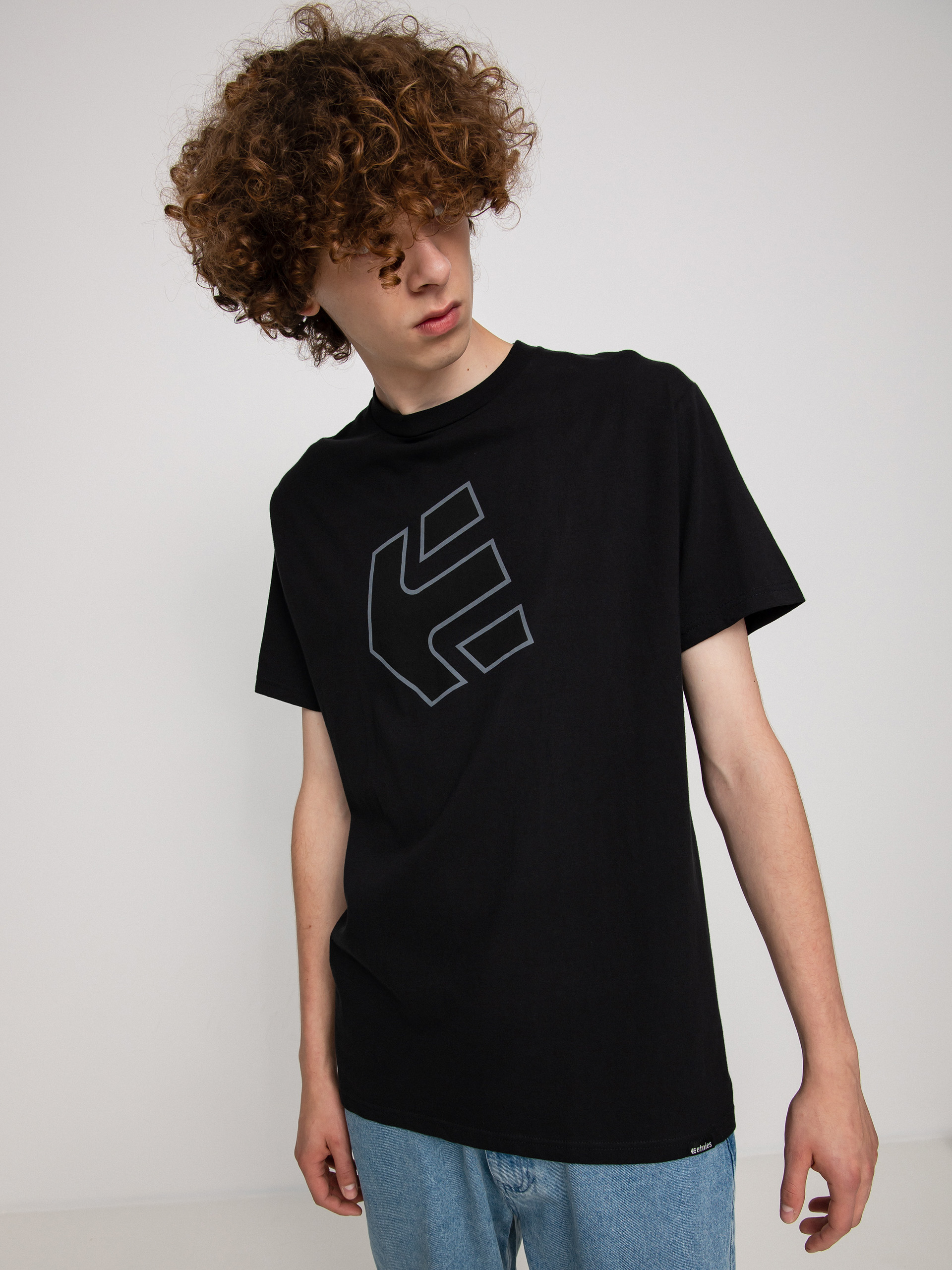 Etnies Crank Póló (black/charcoal)