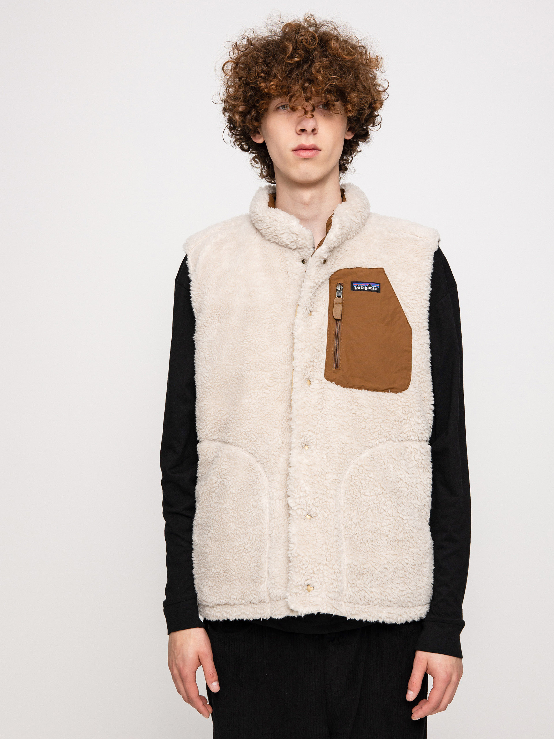 Patagonia Reversible Bivy Down Mellény (classic tan)