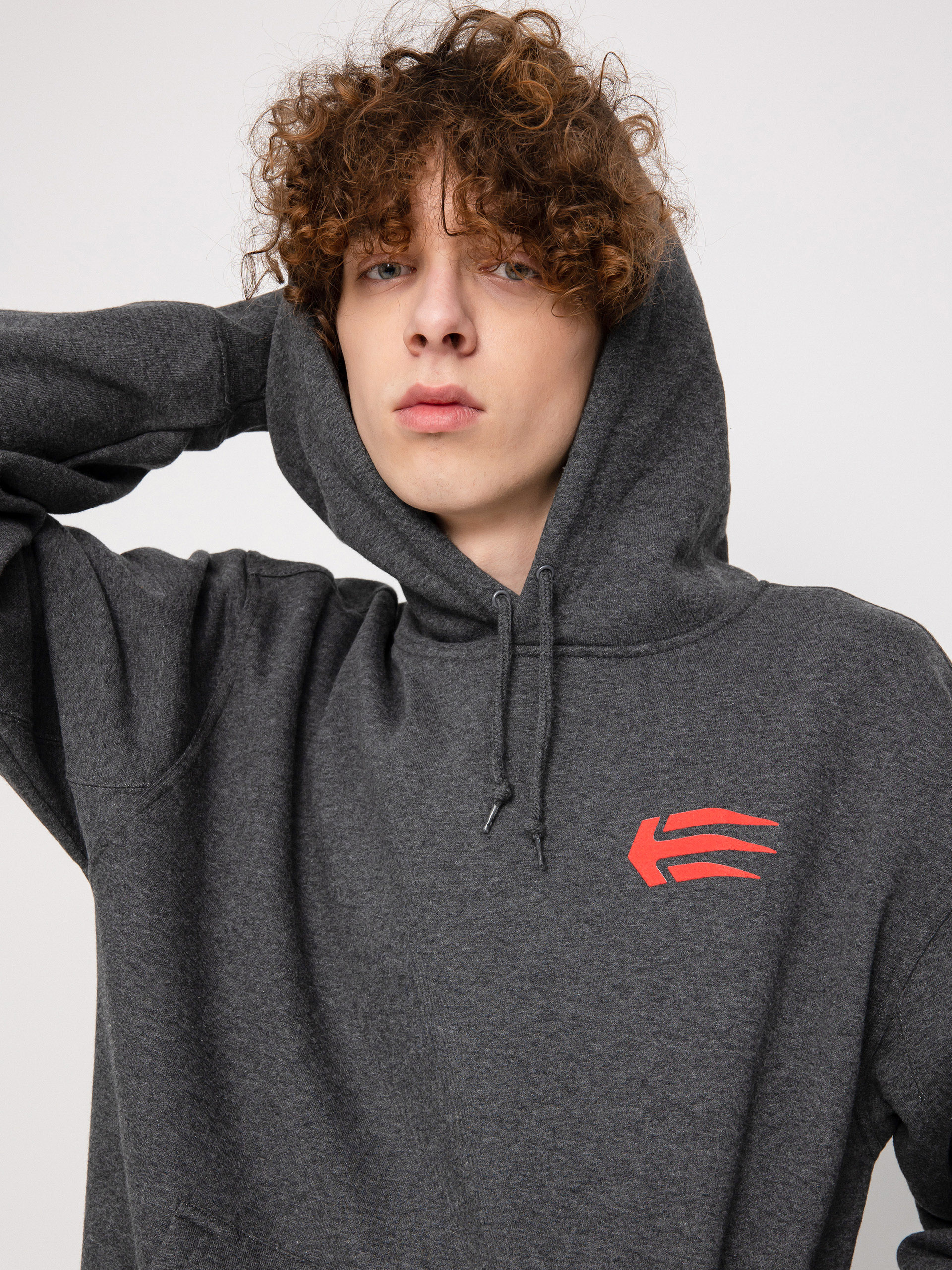 Etnies Joslin HD Kapucnis pulóver (grey/red)