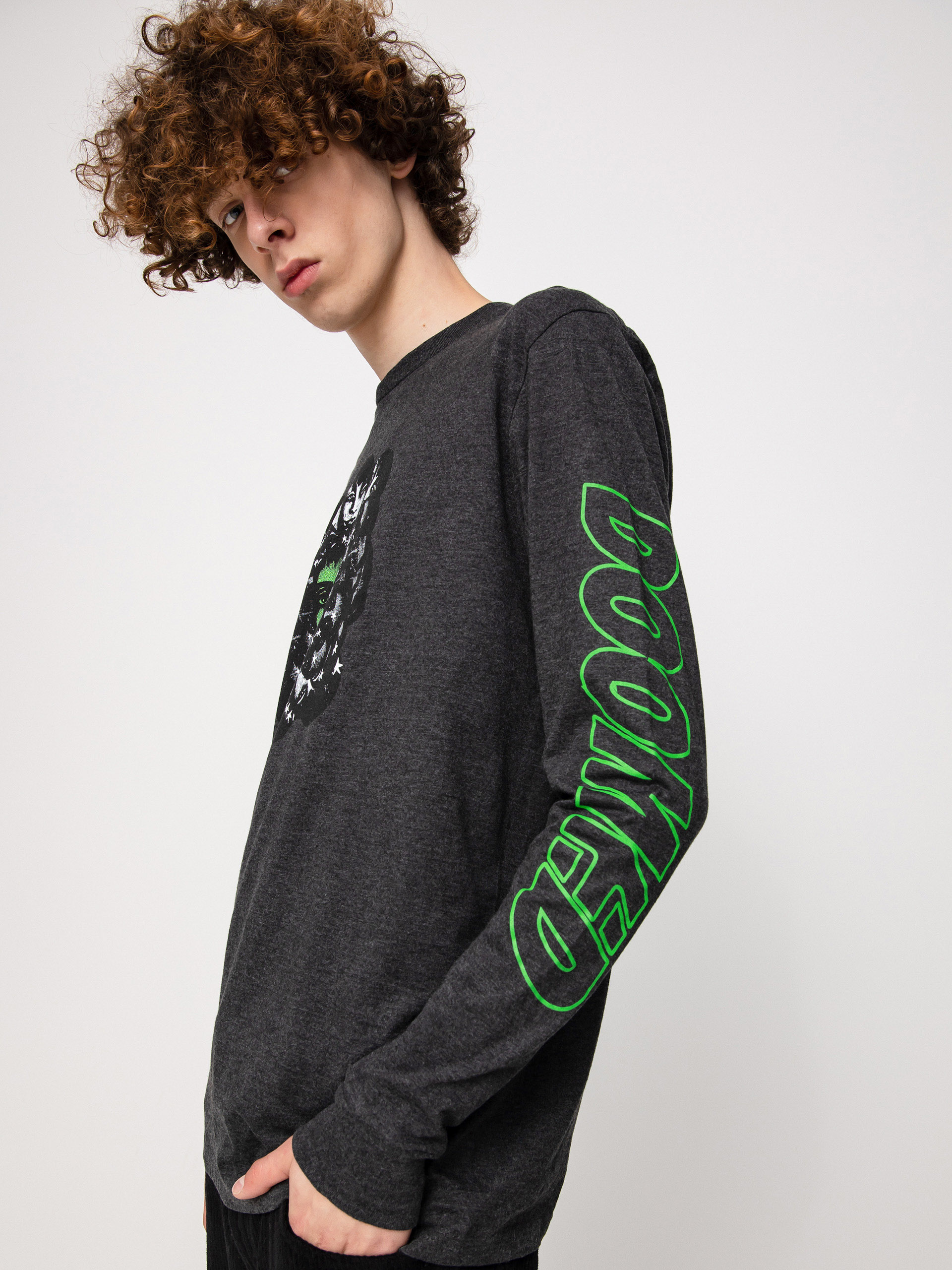 Etnies Doomed Hosszú ujjú felső (charcoal/heather)