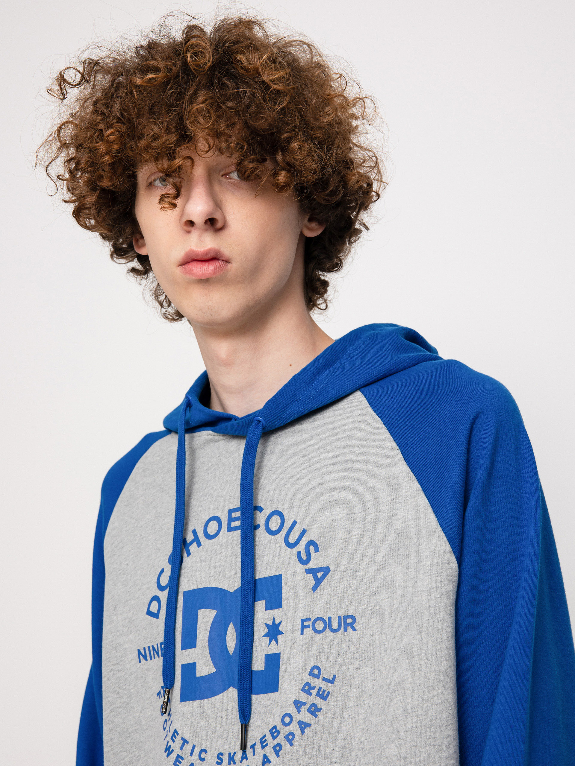 DC Star Pilot Raglan HD Kapucnis pulóver (heather grey/turkish)