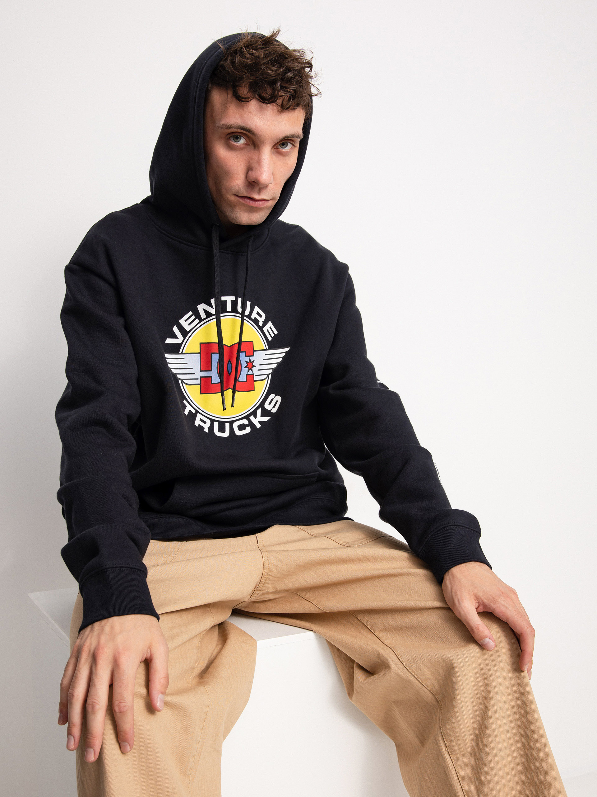 DC X Venture Cousa HD Kapucnis pulóver (black)