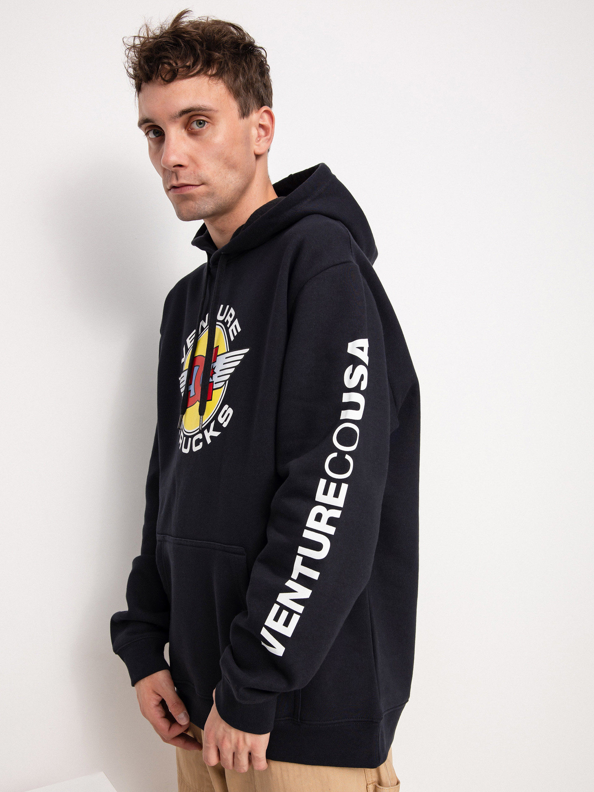 DC X Venture Cousa HD Kapucnis pulóver (black)