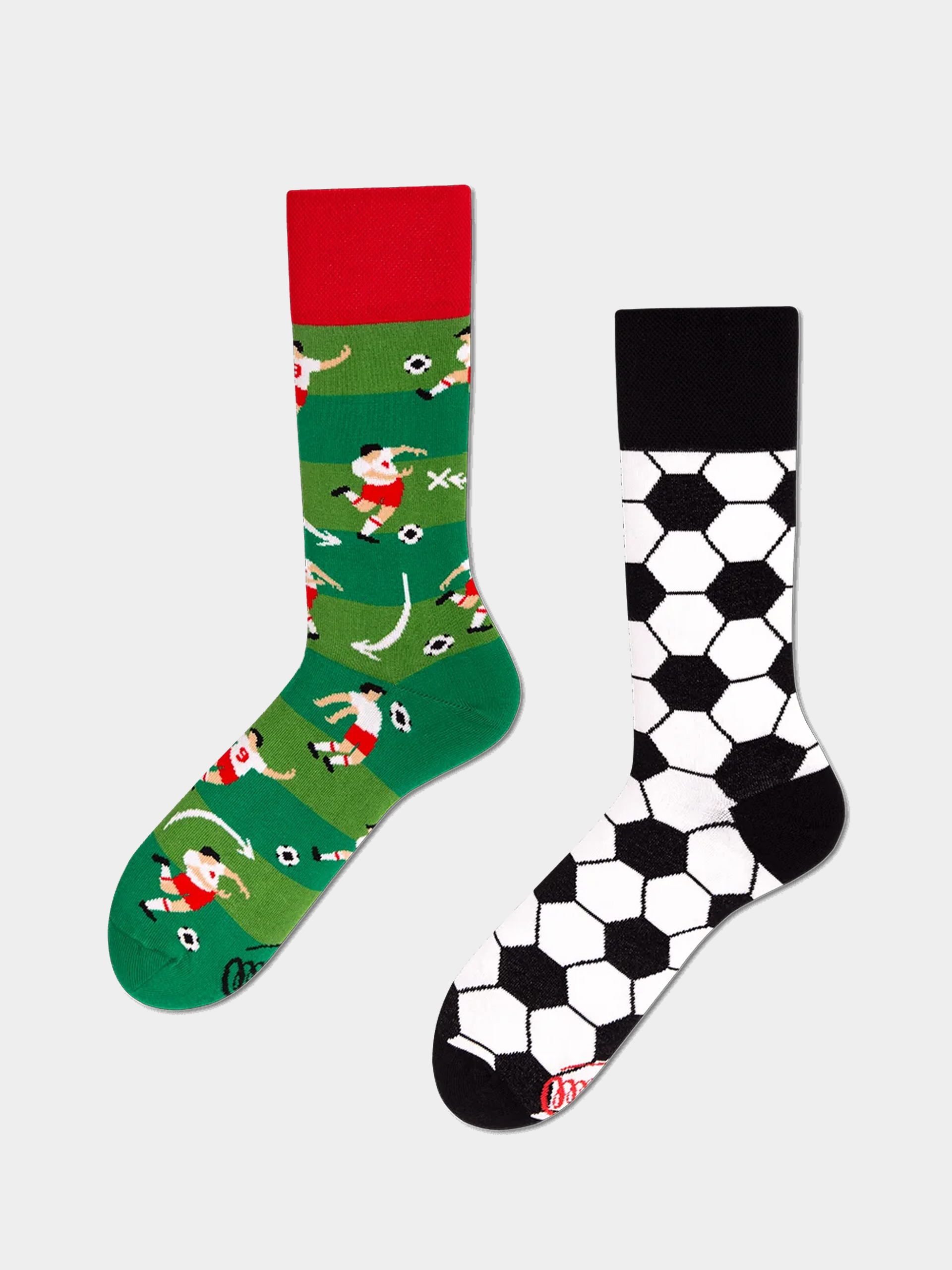 Many Mornings Football Fan Zokni (green/black/white)