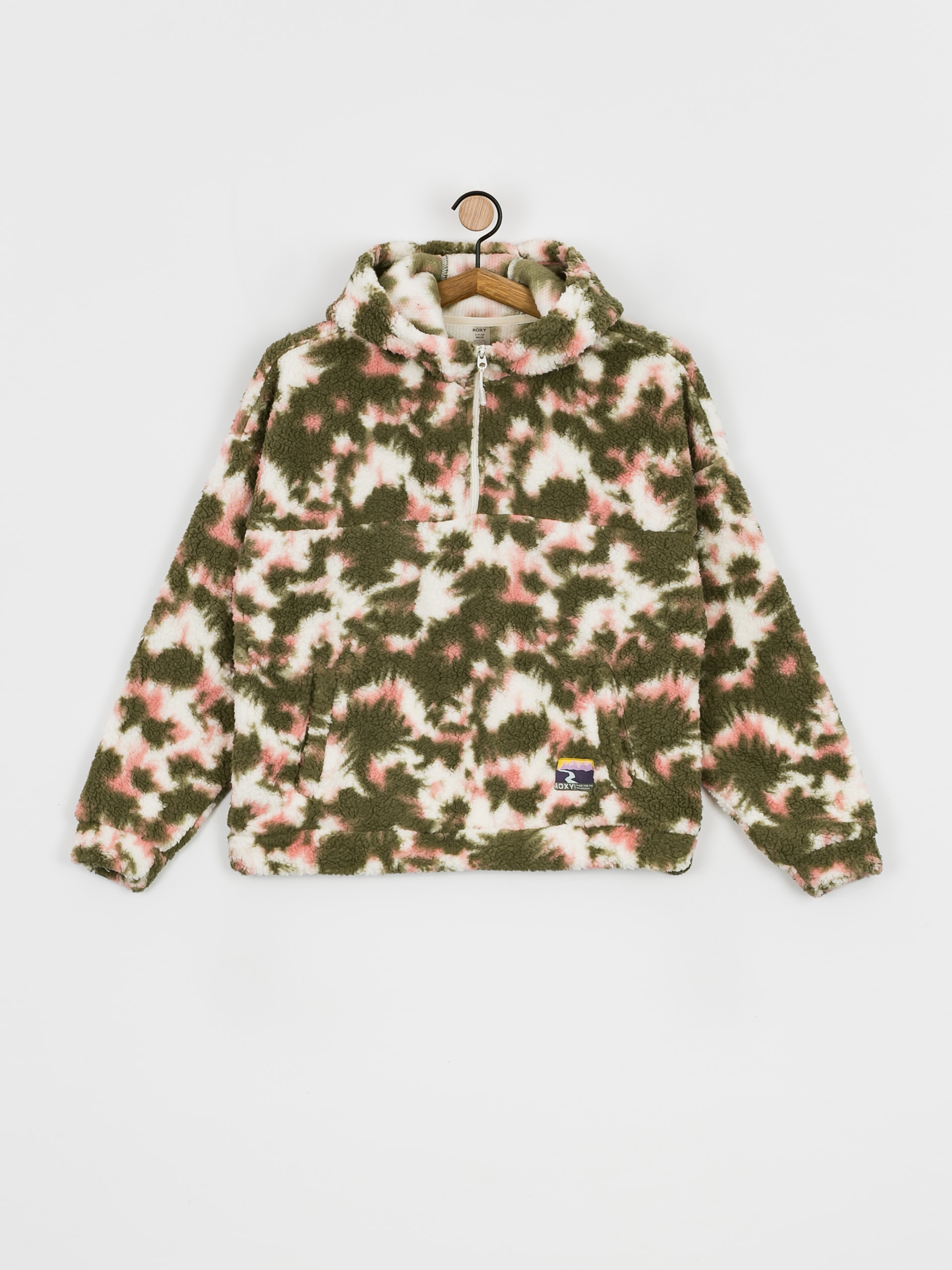 Női Roxy Like A Lucky Day Printed Polár pulóver (deep lichen green nimal)