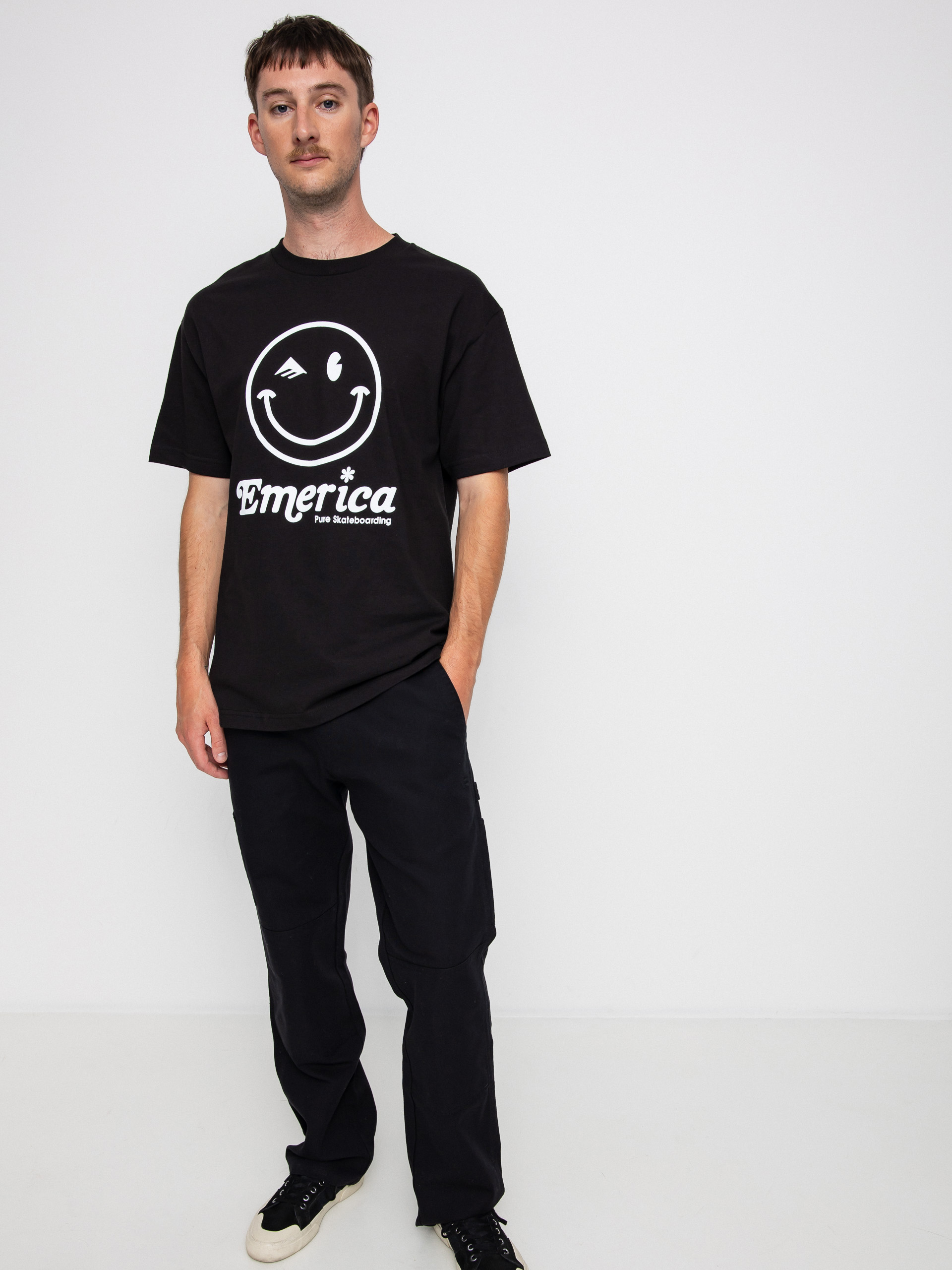 Emerica Happy Face Ujjatlan felső (black)