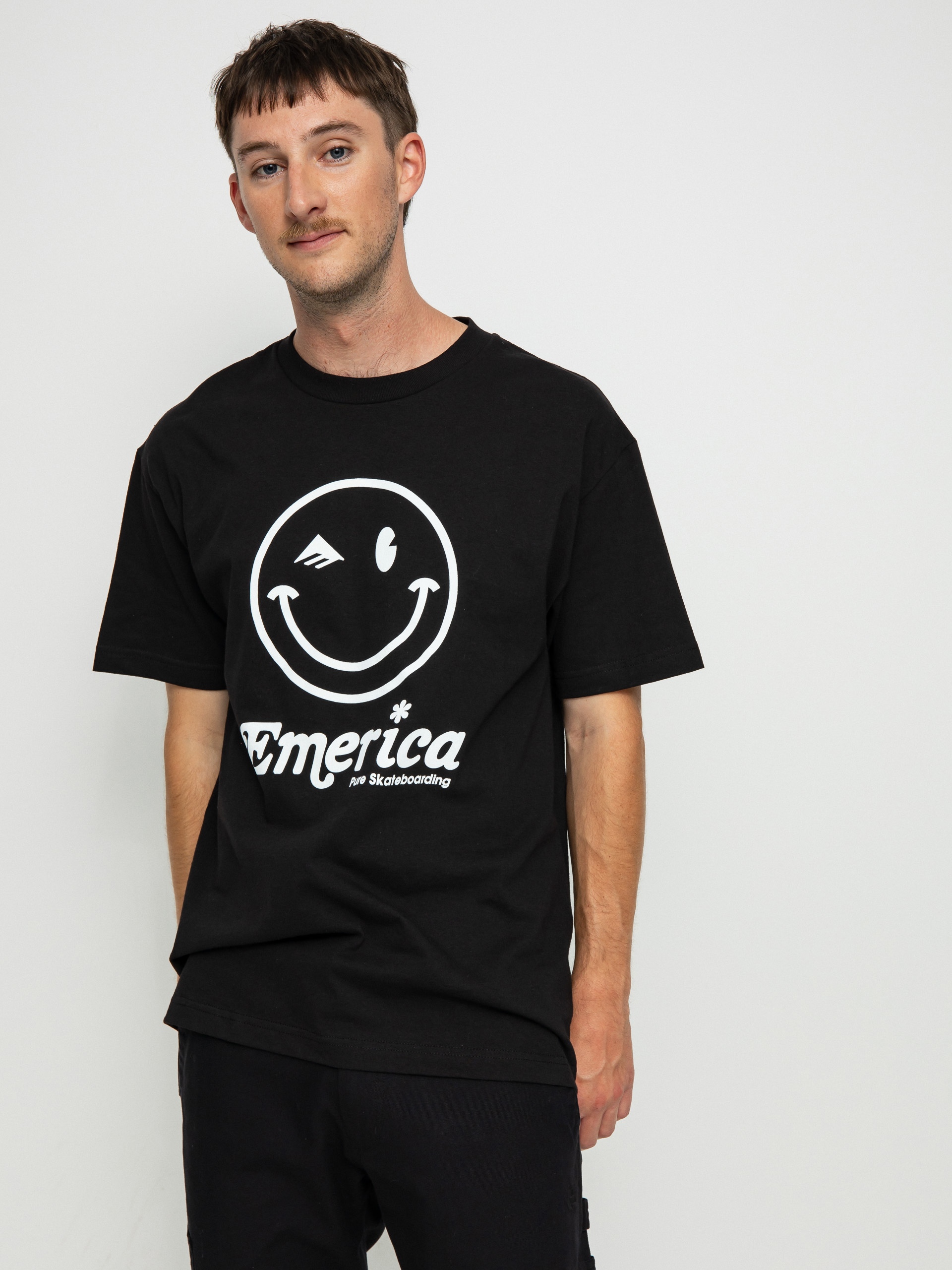 Emerica Happy Face Ujjatlan felső (black)