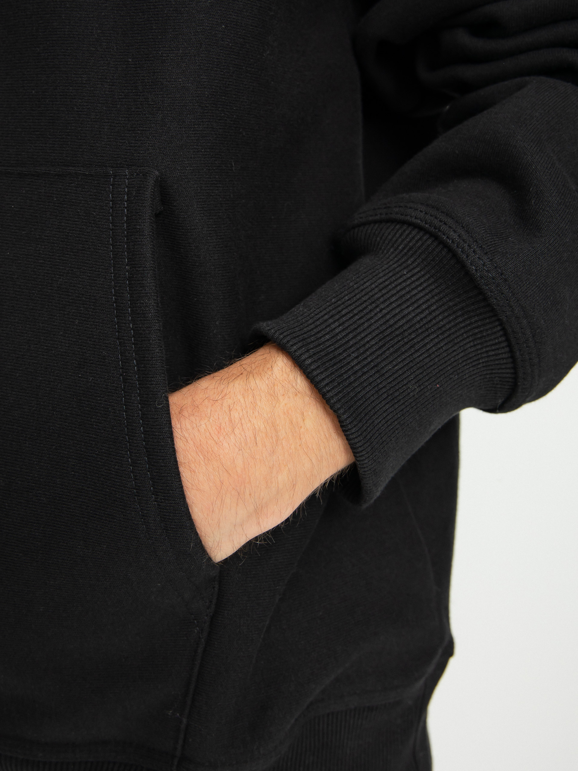 Stussy Stock Logo App. HD Kapucnis pulóver (black)