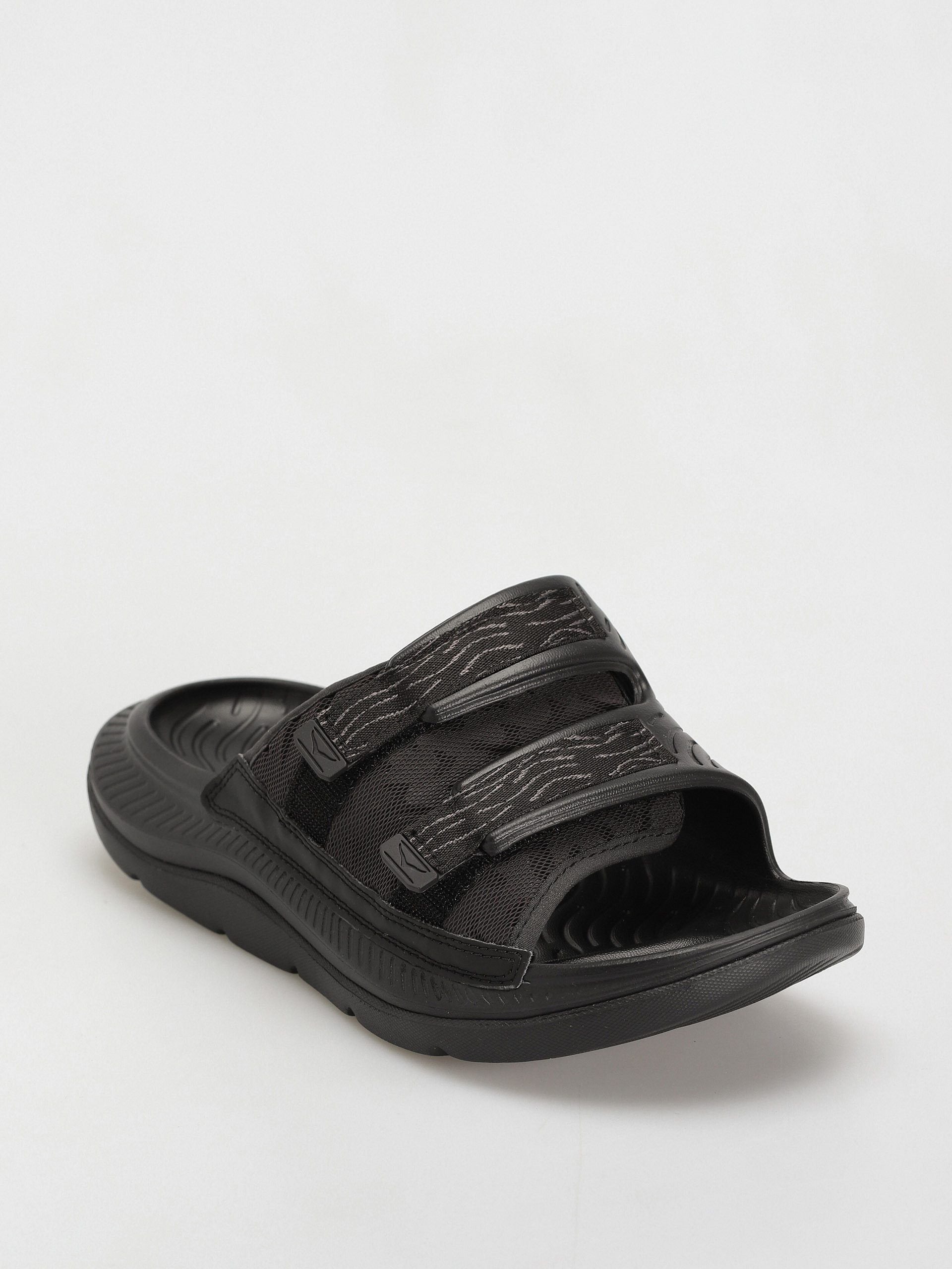 Hoka One One Ora Luxe Flip-flop papucsok (black/black)