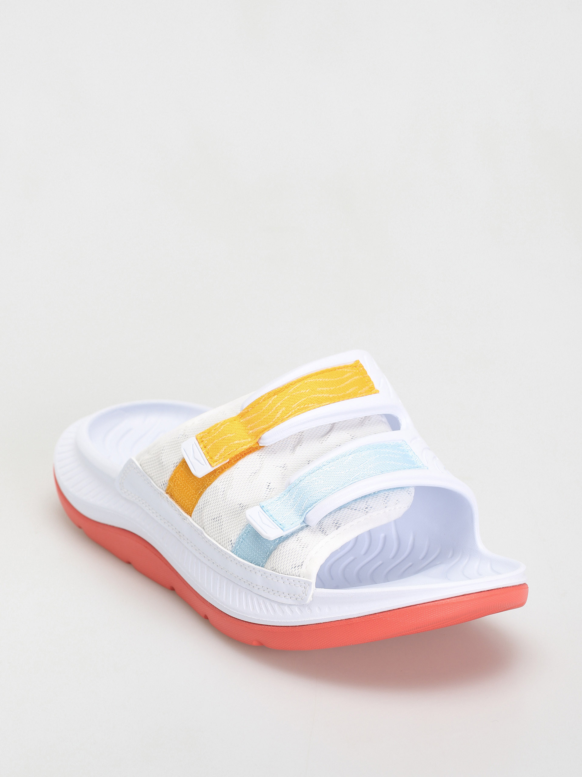 Hoka One One Ora Luxe Flip-flop papucsok (white/camellia)