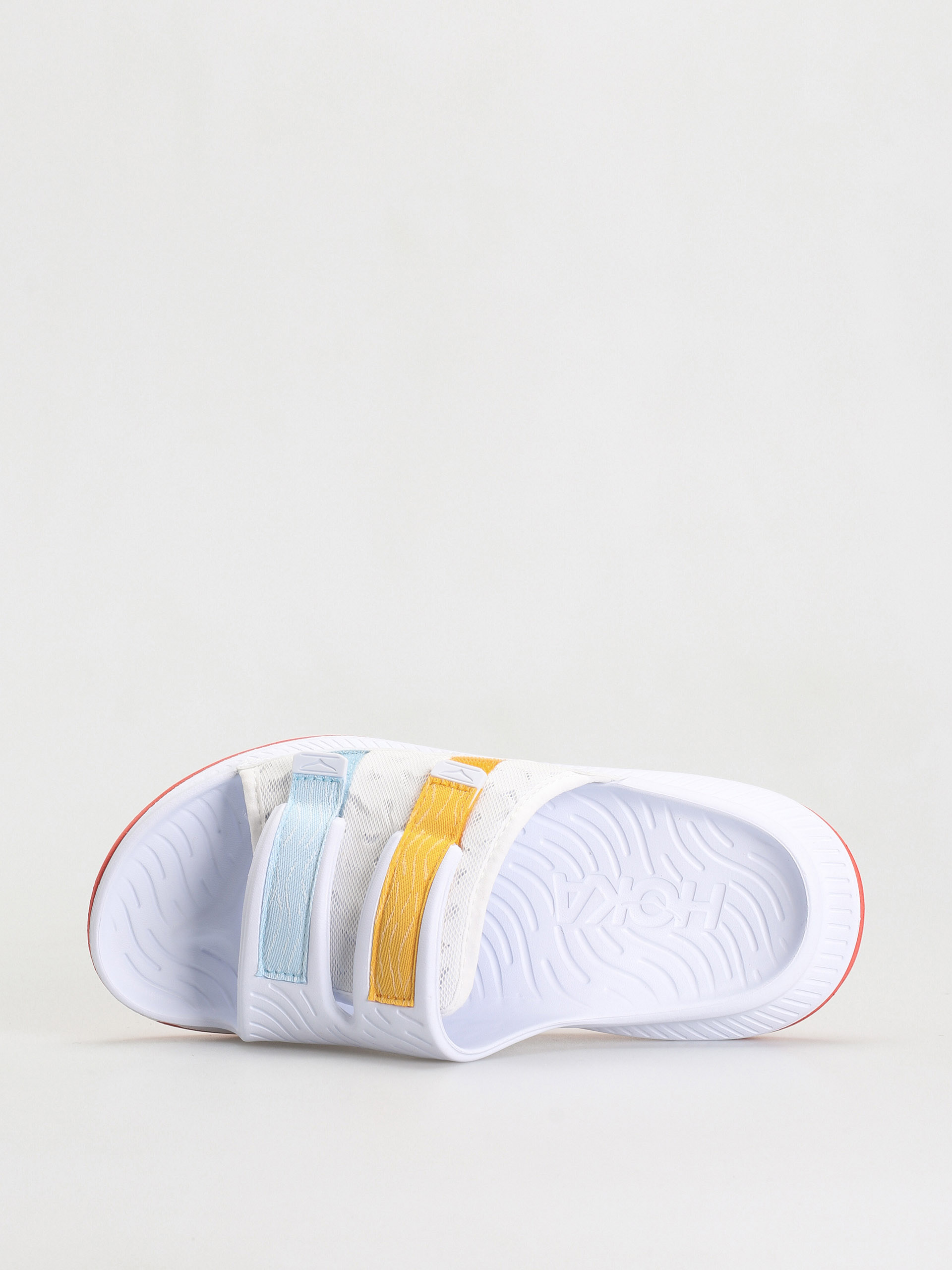 Hoka One One Ora Luxe Flip-flop papucsok (white/camellia)