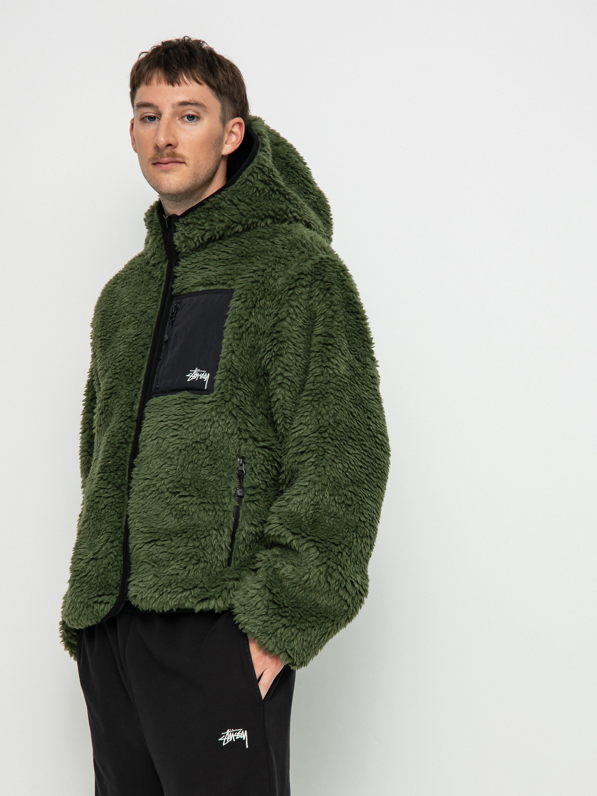 Stussy Sherpa Dzseki (olive)