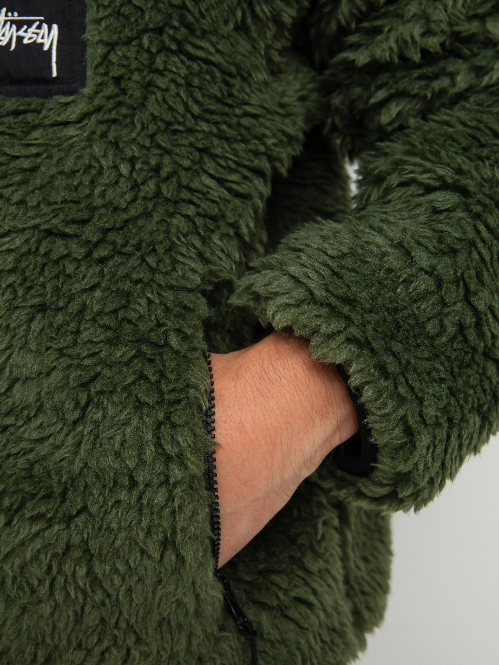 Stussy Sherpa Dzseki (olive)