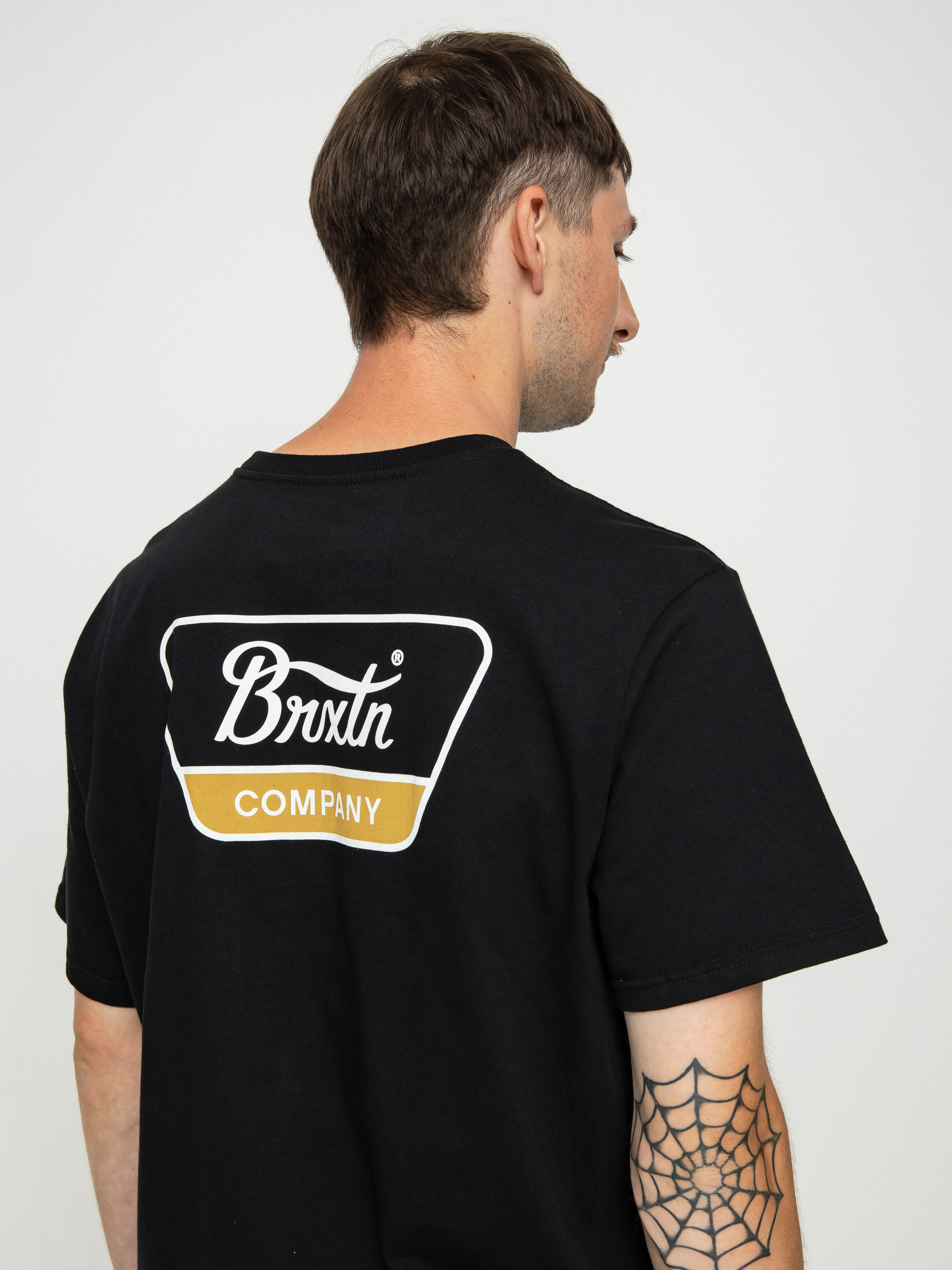 Brixton Linwood Ujjatlan felső (black/white/gold)