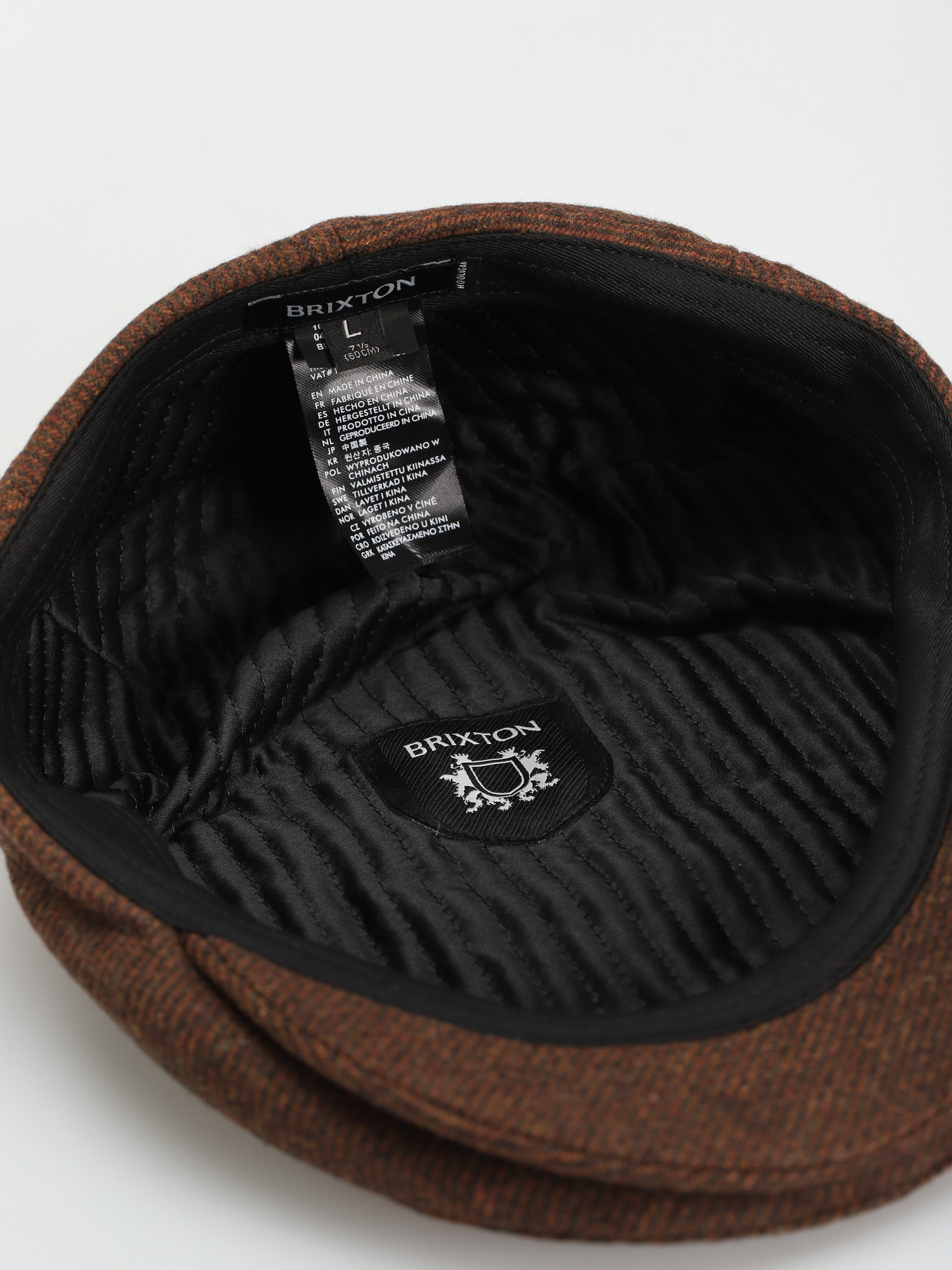 Brixton Hooligan Snap Cap Flat cap (burnt henna/burnt orange)