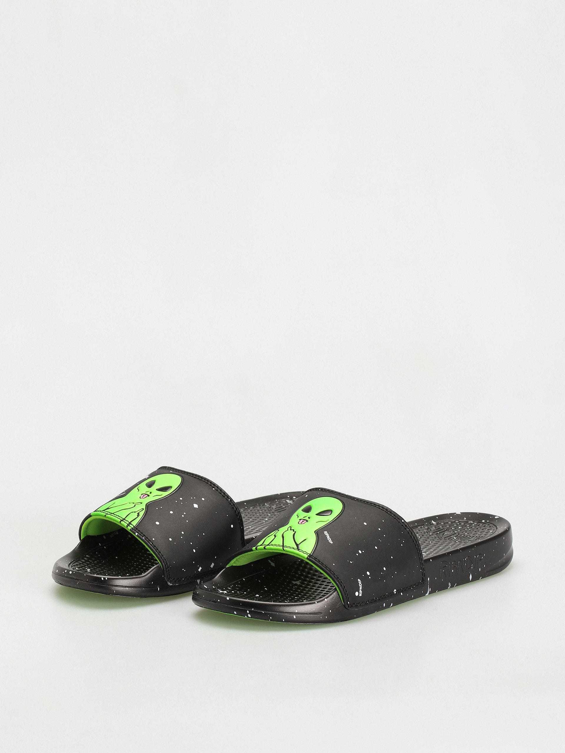 RipNDip We Out Here Flip-flop papucsok (black/neon green)