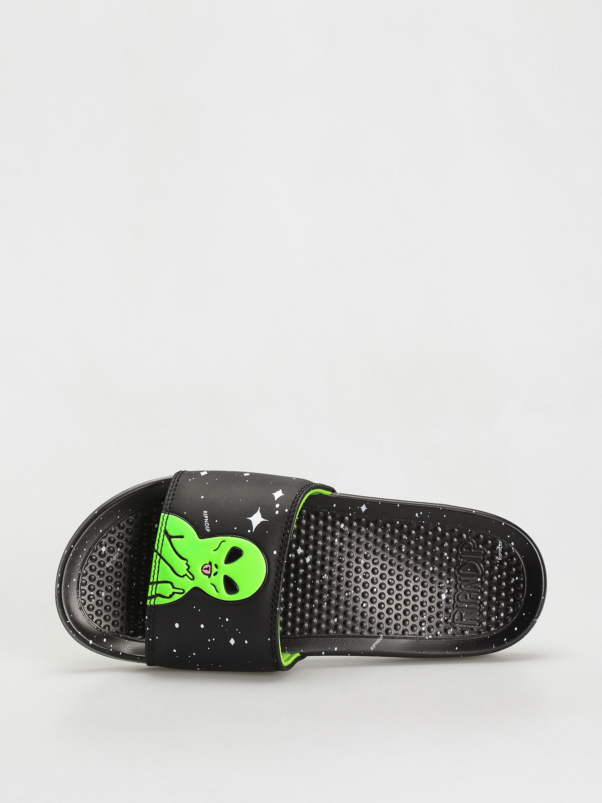 RipNDip We Out Here Flip-flop papucsok (black/neon green)