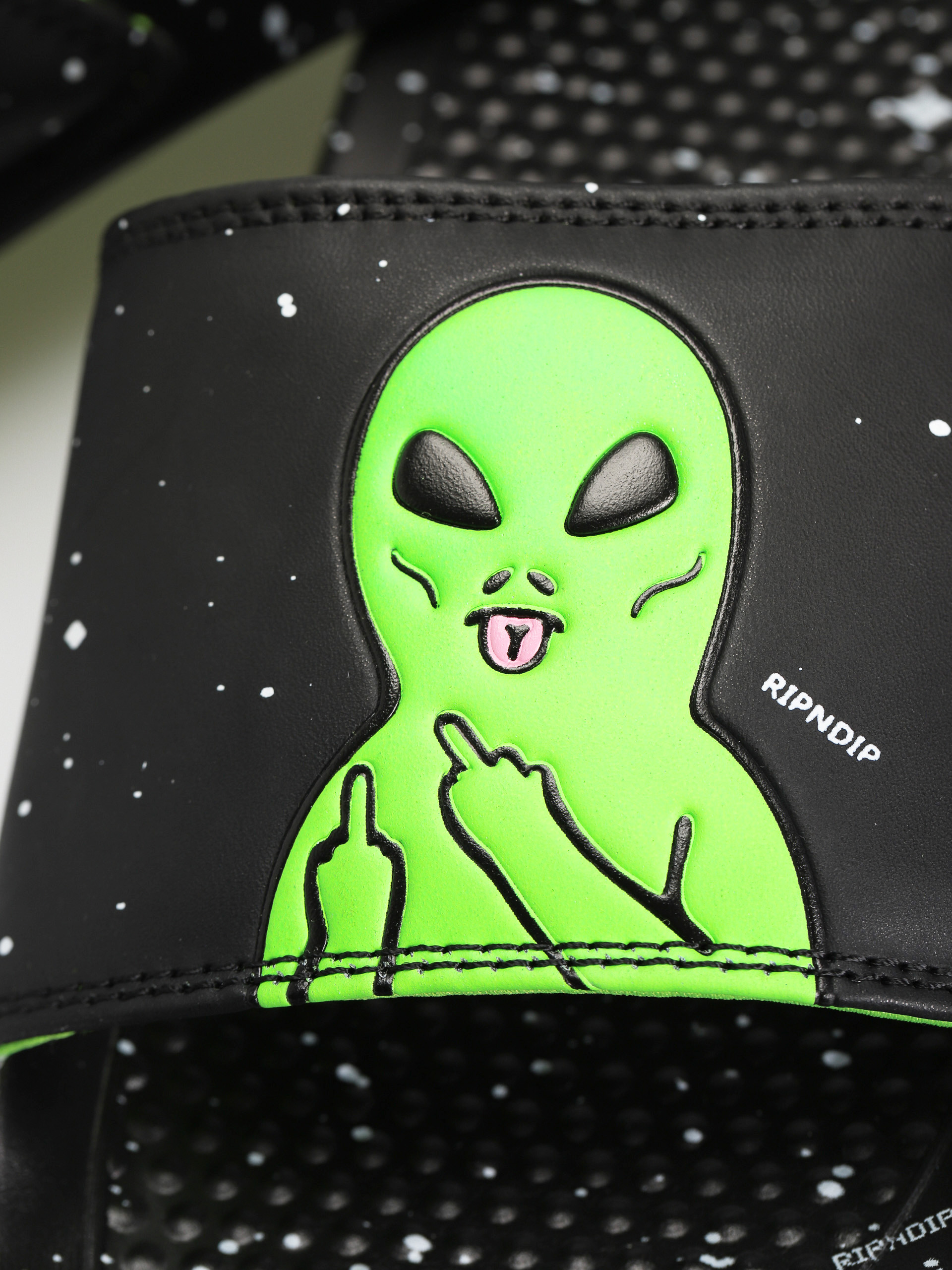 RipNDip We Out Here Flip-flop papucsok (black/neon green)