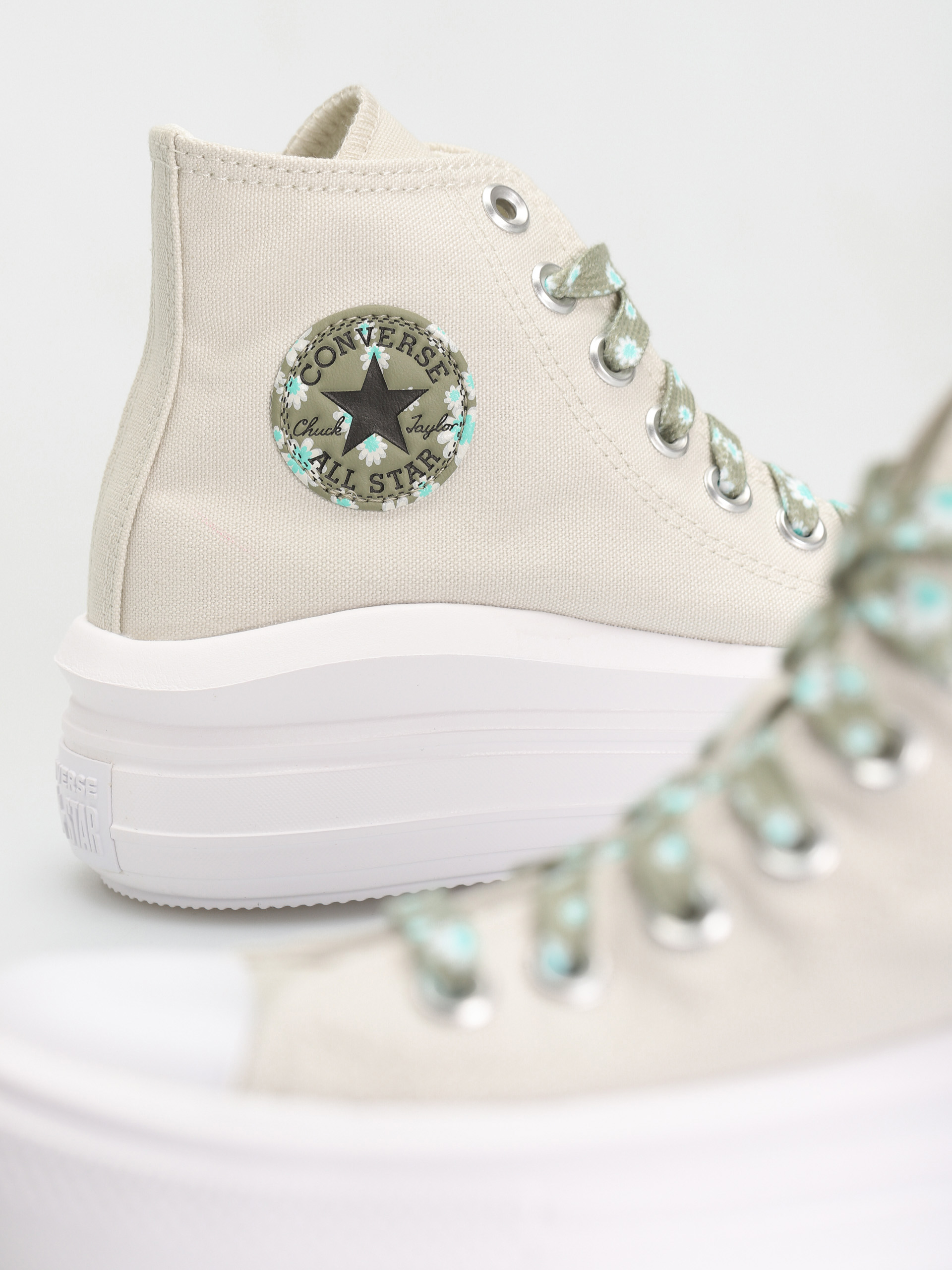 Converse Chuck Taylor All Star Move Hi Cipők Wmn (light bone)