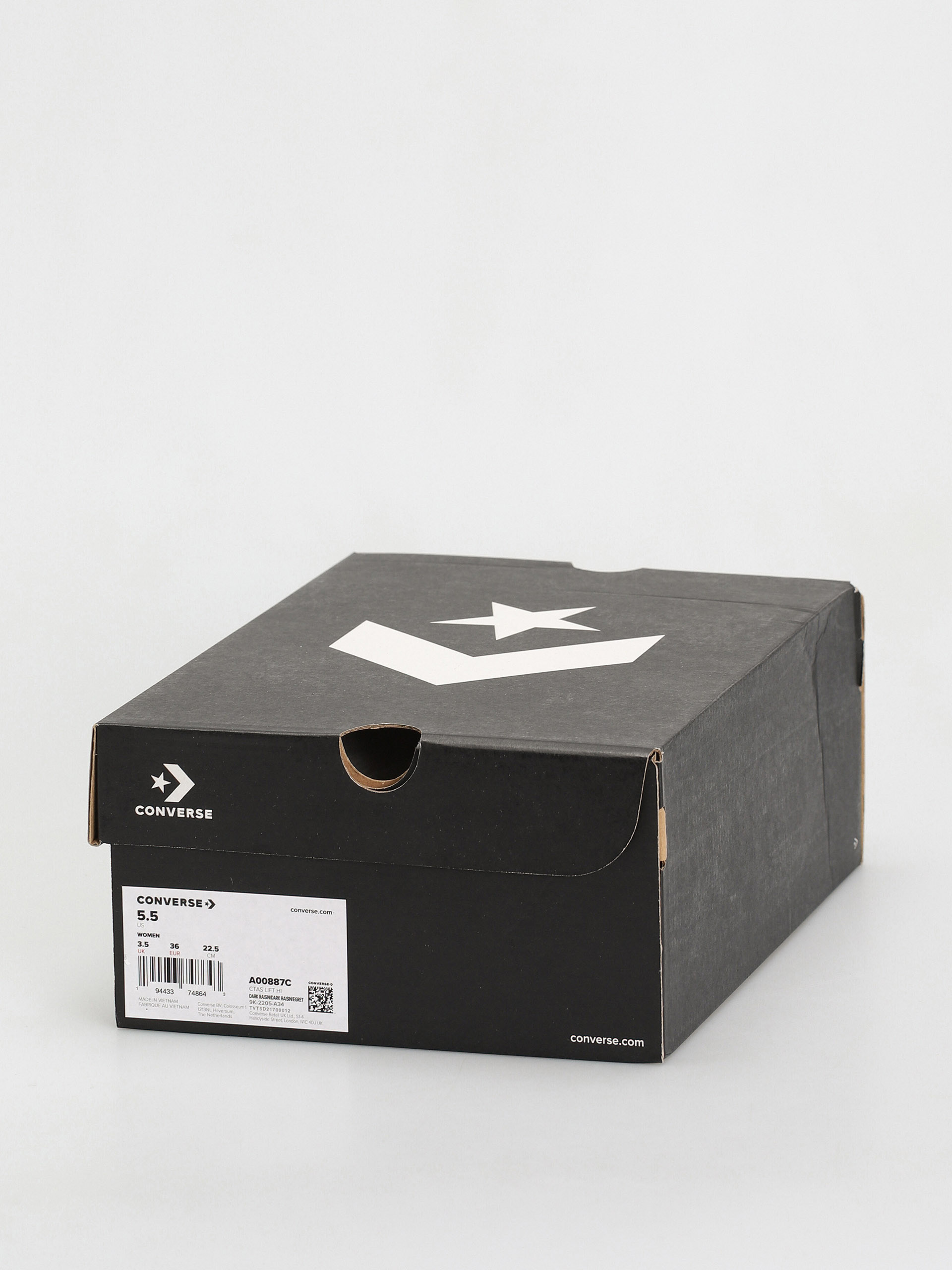 Converse Chuck Taylor All Star Lift Hi Tornacipők Wmn (dark raisin/dark raisin)