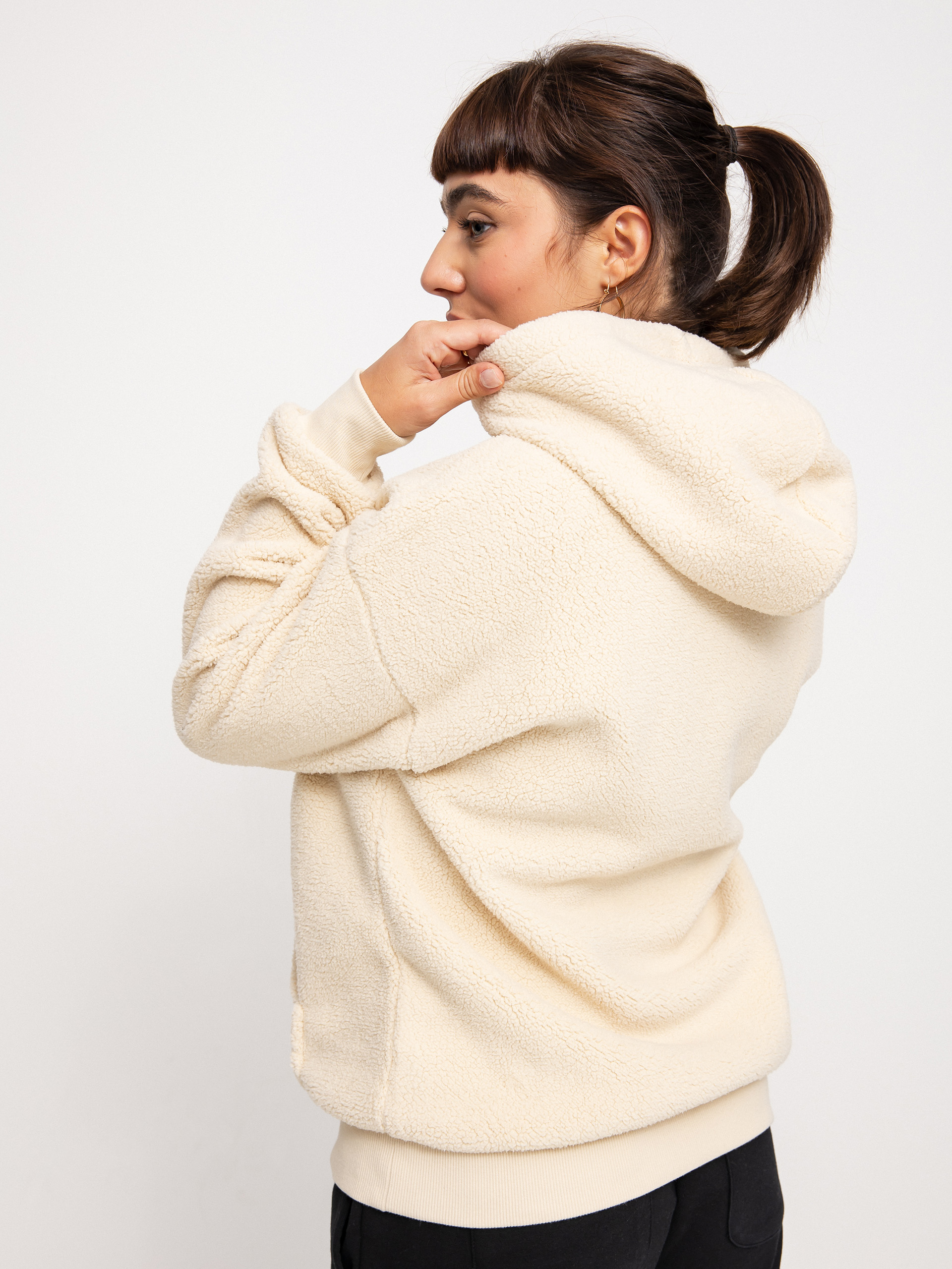 Roxy Call Me HD Kapucnis pulóver Wmn (tapioca)