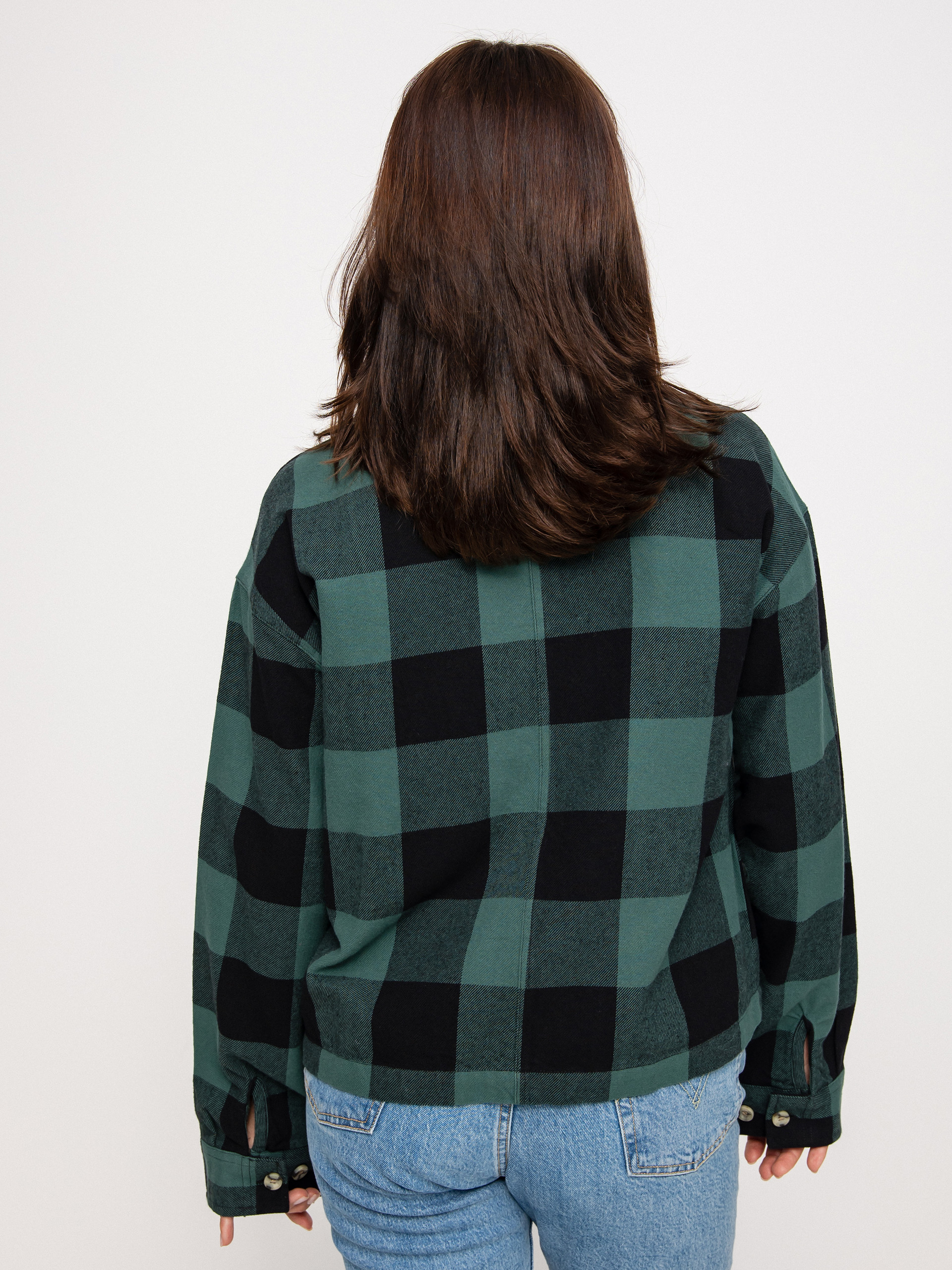 Brixton Bowery Flannel Ls Ing Wmn (emerald)