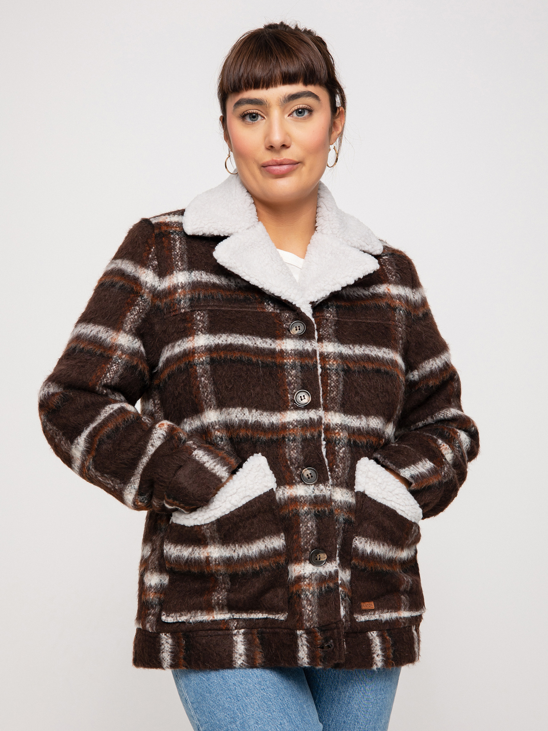 Brixton Nouvelle Coat Dzseki Wmn (seal brown)