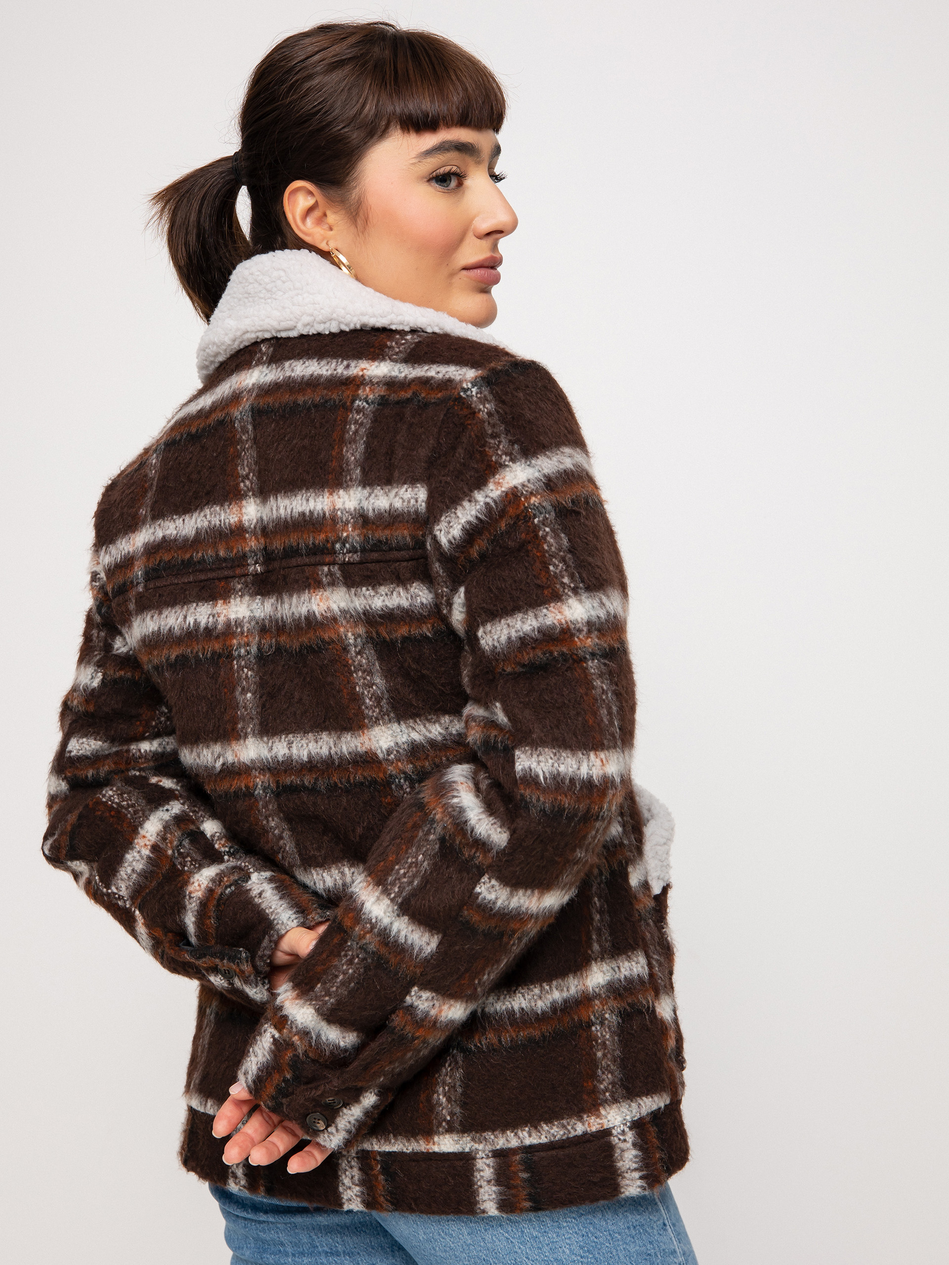 Brixton Nouvelle Coat Dzseki Wmn (seal brown)
