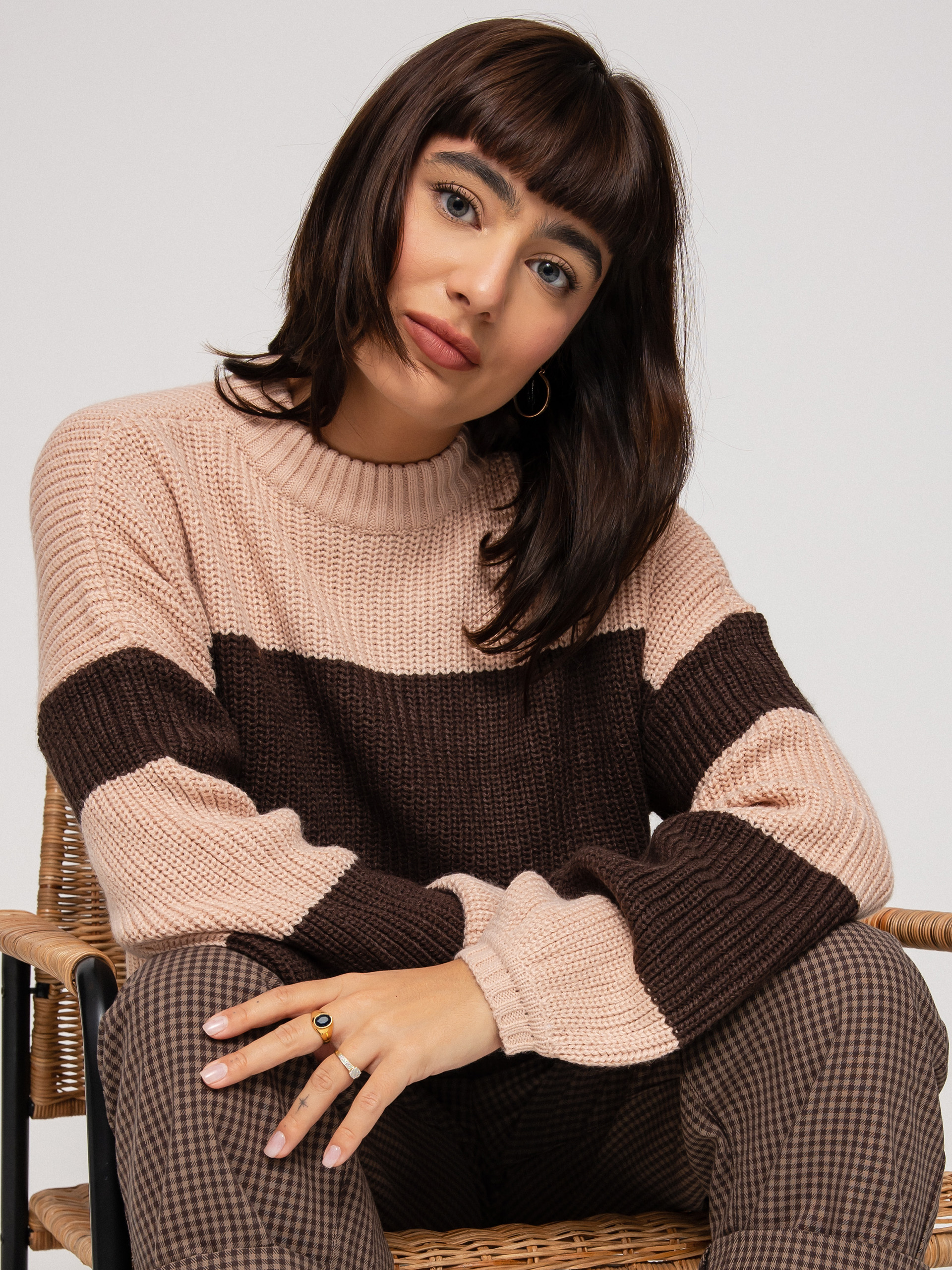 Brixton Madero Pulóver Wmn (rose dust)