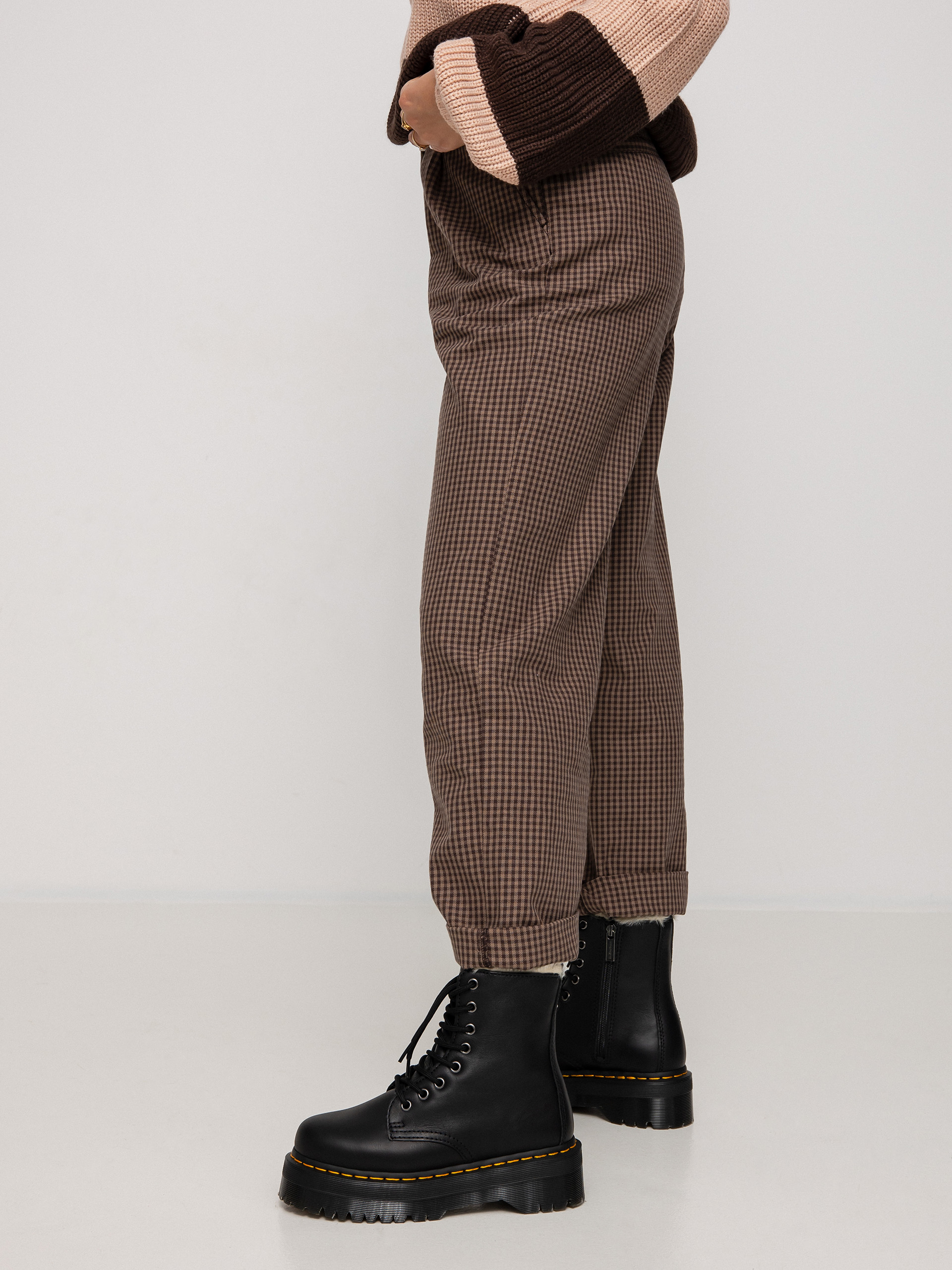 Brixton Victory Trouser Kisnadrág Wmn (pine bark gingham)