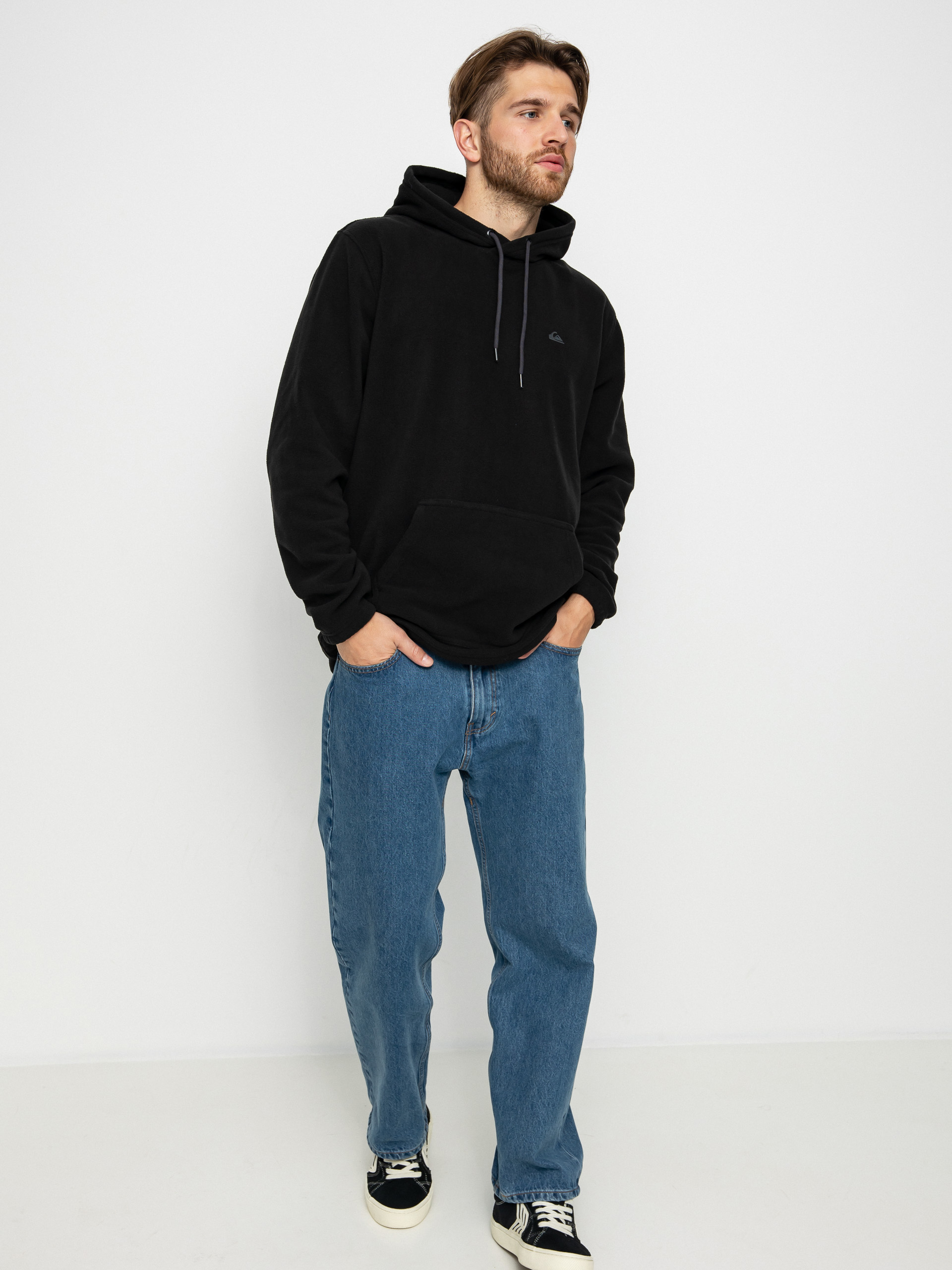 Quiksilver Essentials Polar HD Kapucnis pulóver (black)