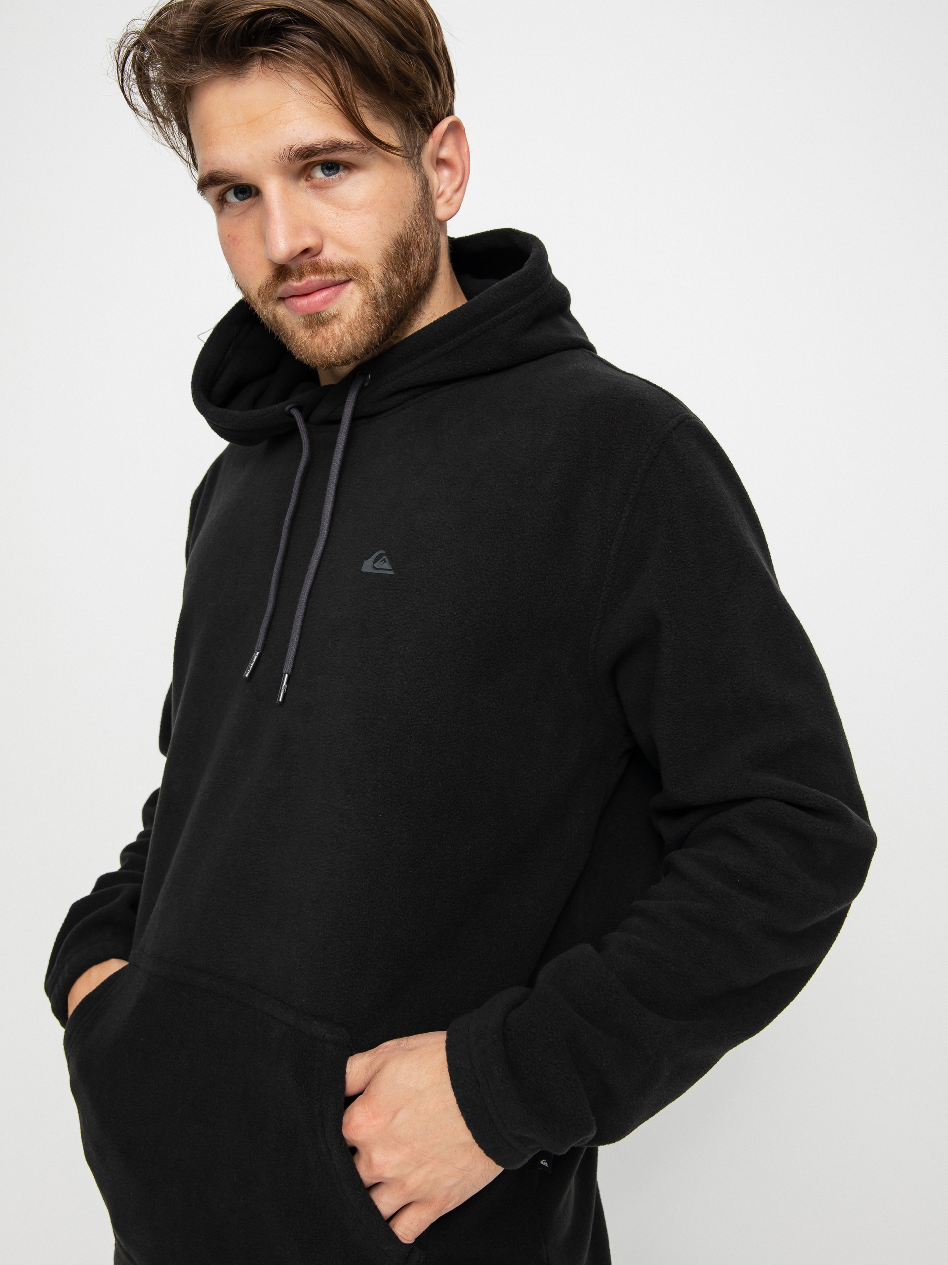 Quiksilver Essentials Polar HD Kapucnis pulóver (black)