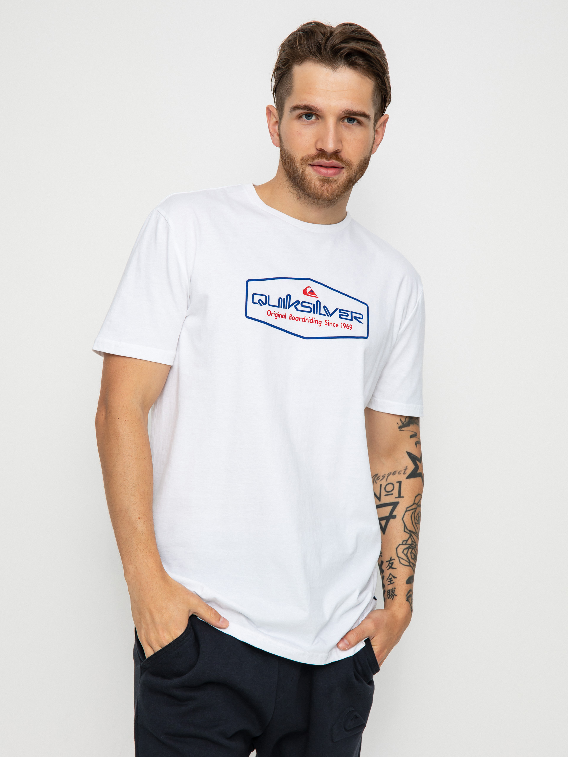 Quiksilver Omni Lockup póló (white)