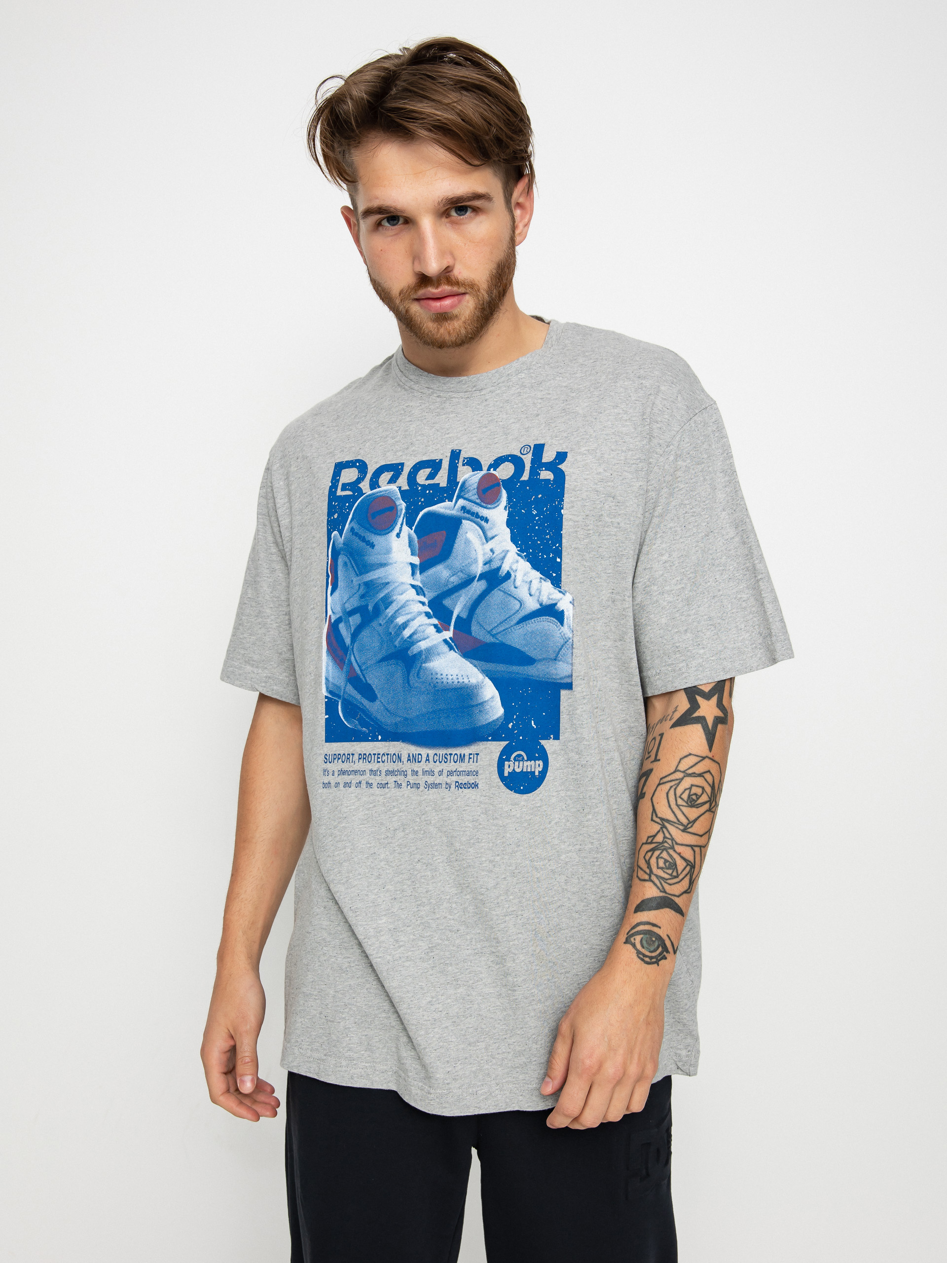 Reebok GS Retro Pump póló (mgreyh)