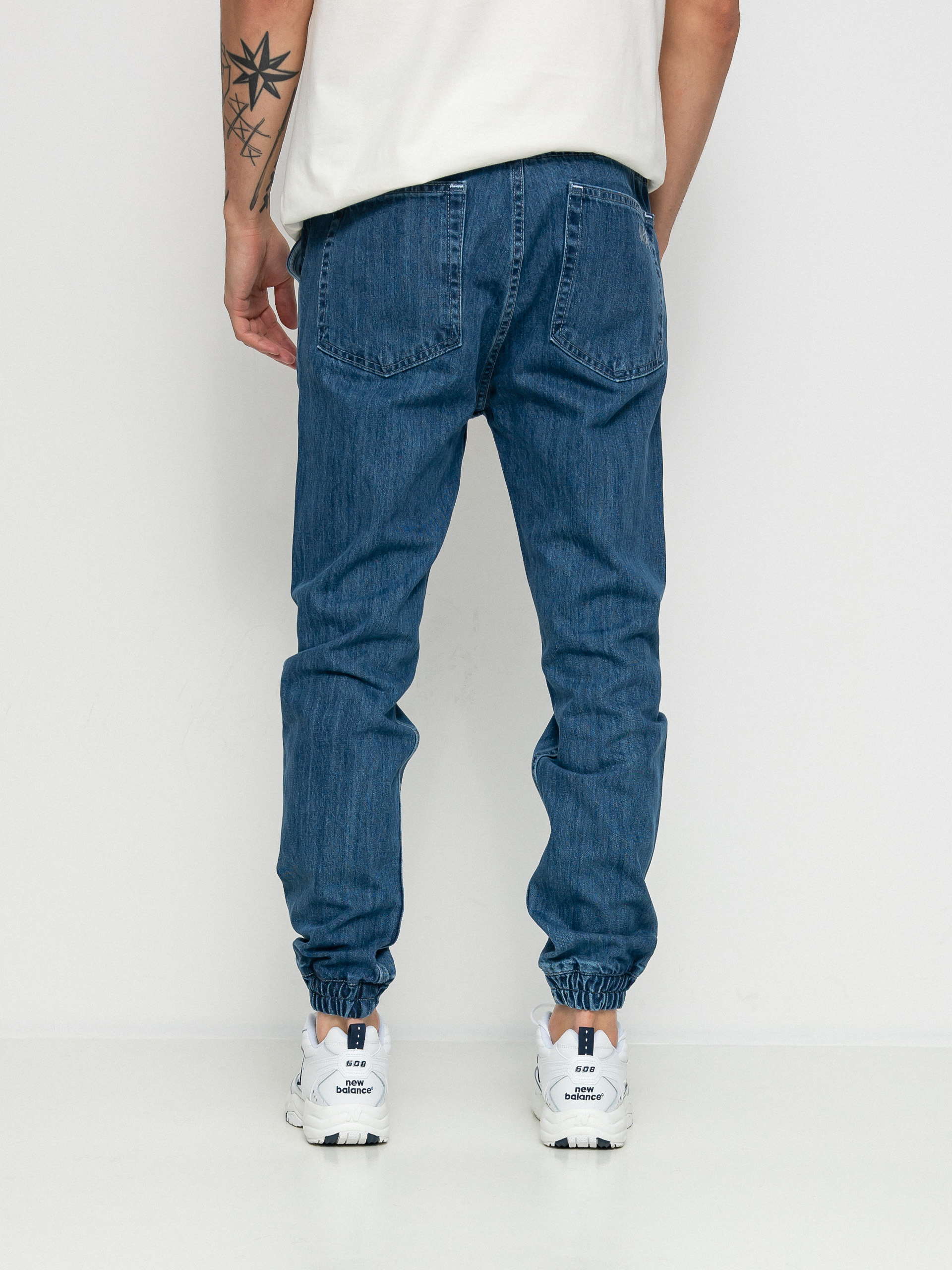 MassDnm Signature 2.0 Joggers Jeans Sneaker Fit Kisnadrág (blue)