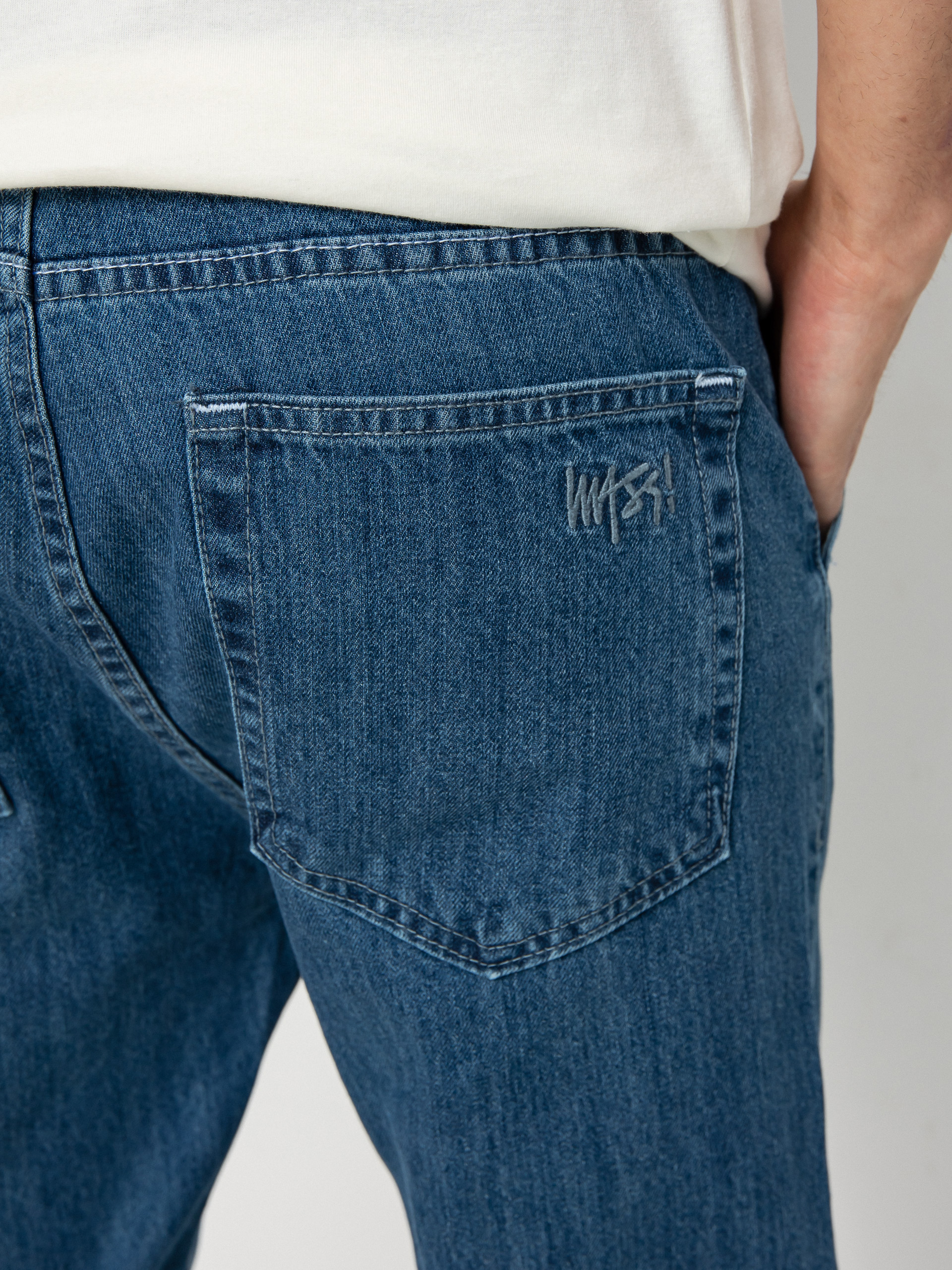 MassDnm Signature 2.0 Joggers Jeans Sneaker Fit Kisnadrág (blue)