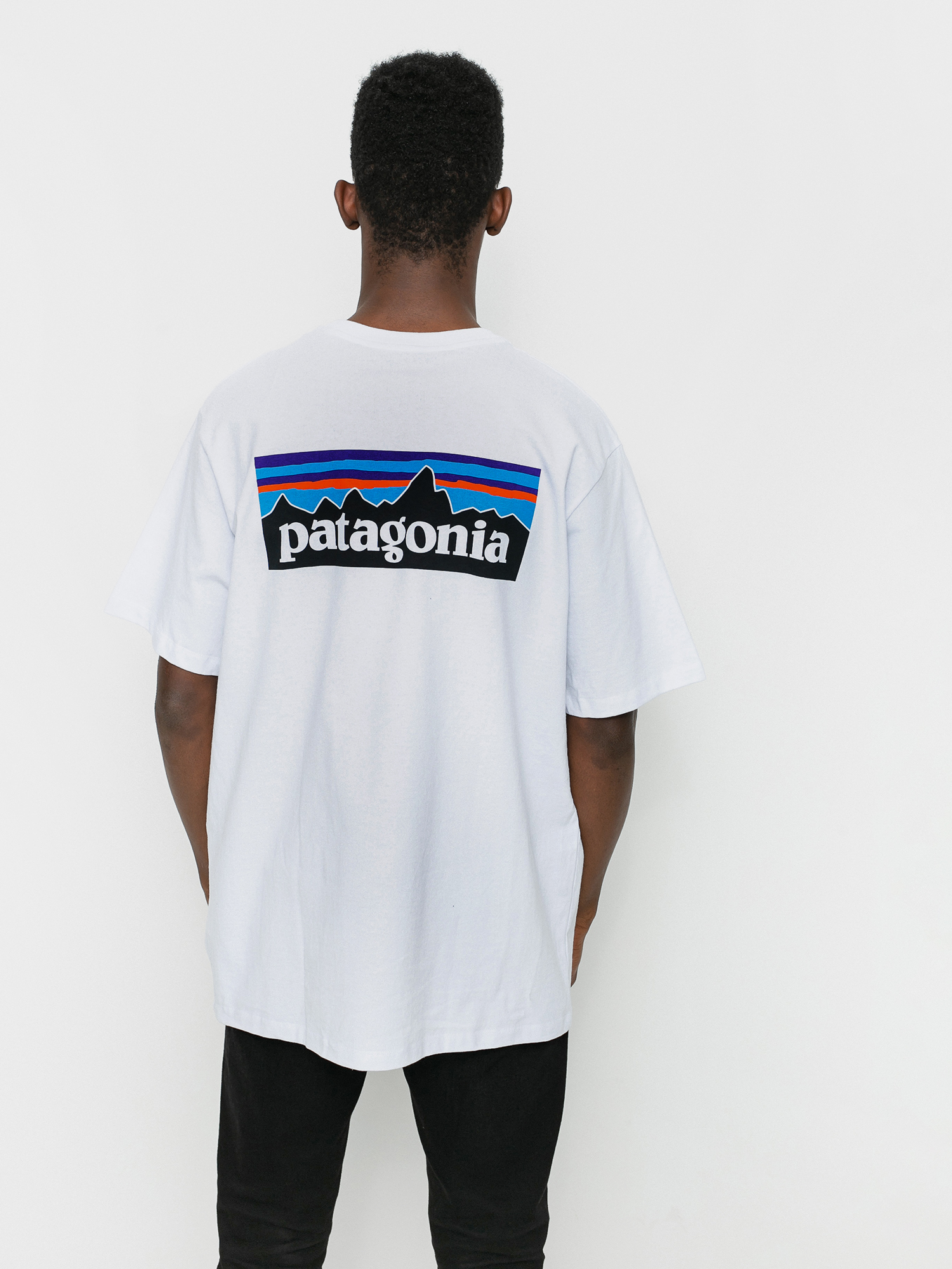 Patagonia P6 Logo Responsibili Ujjatlan felső (white)