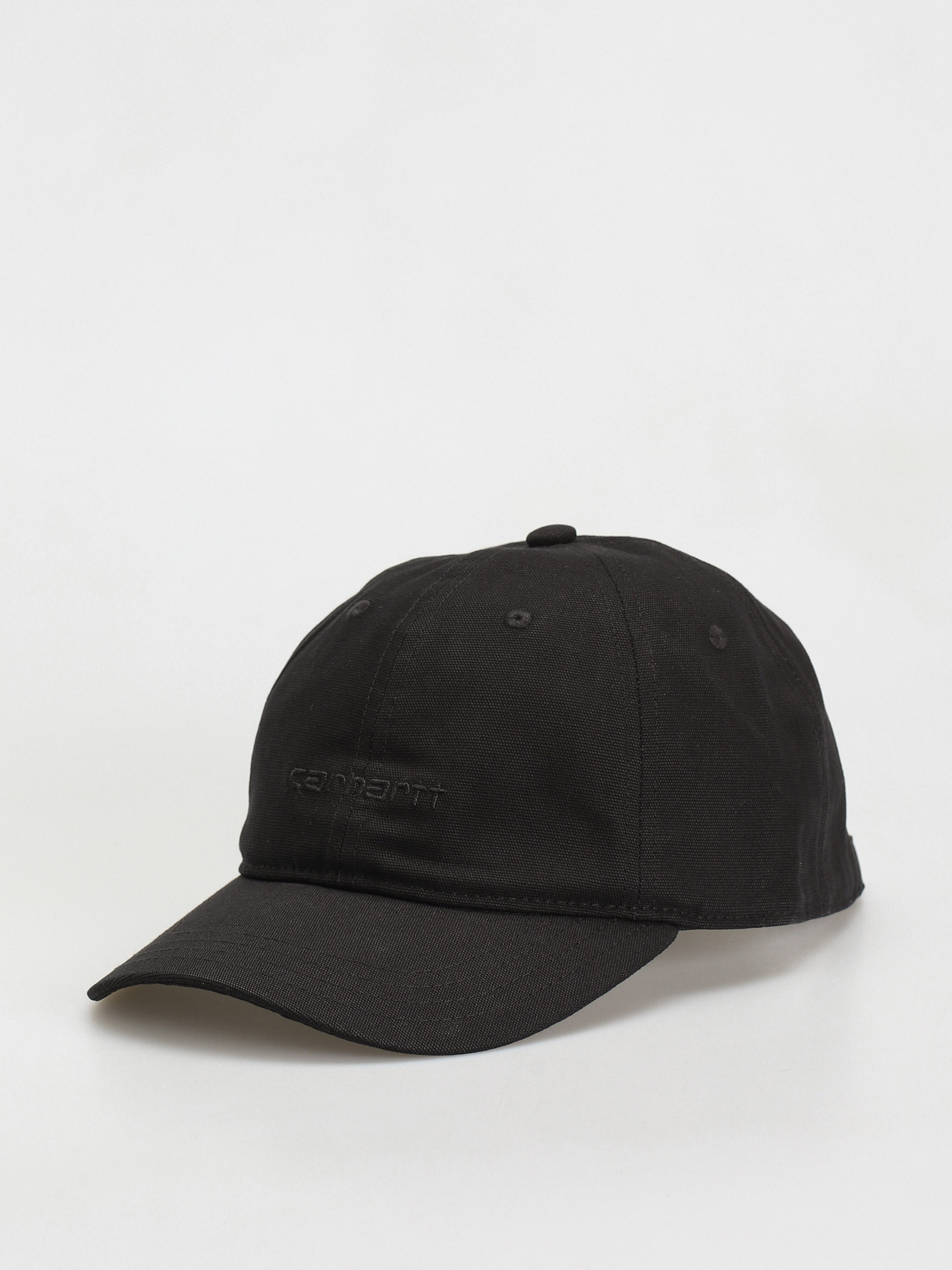 Carhartt WIP Canvas Script Baseball sapka (black/black)