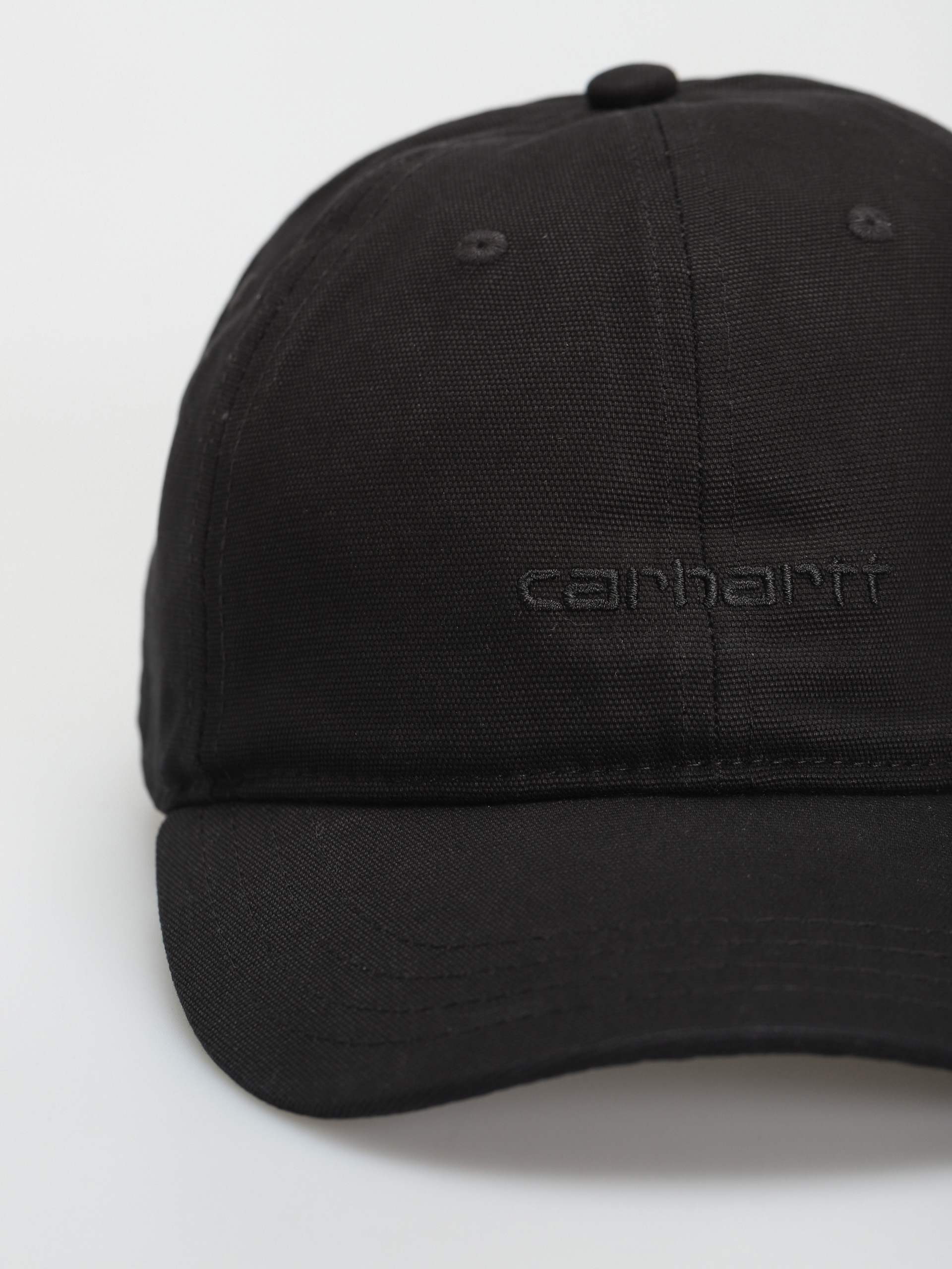 Carhartt WIP Canvas Script Baseball sapka (black/black)