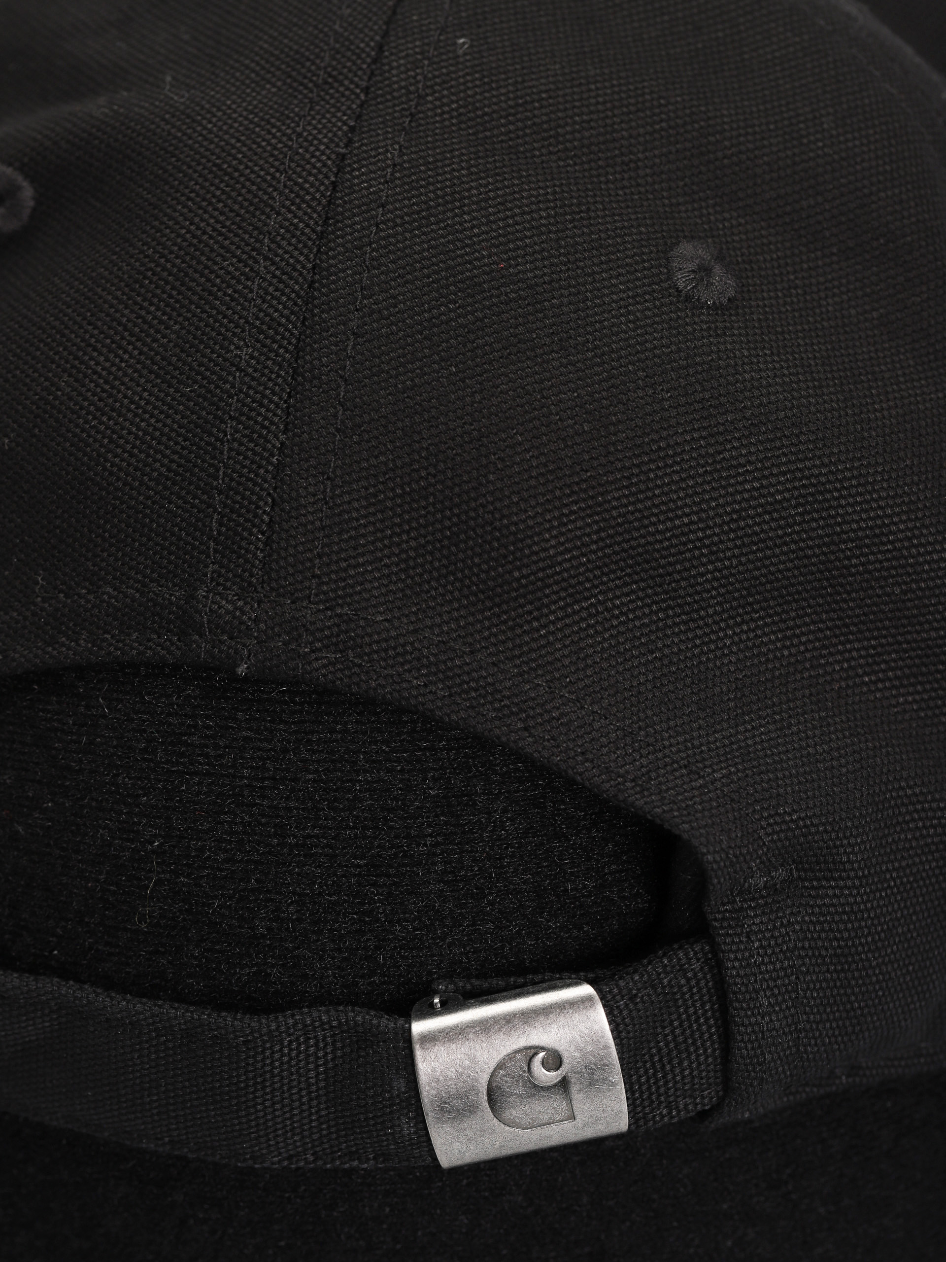 Carhartt WIP Canvas Script Baseball sapka (black/black)