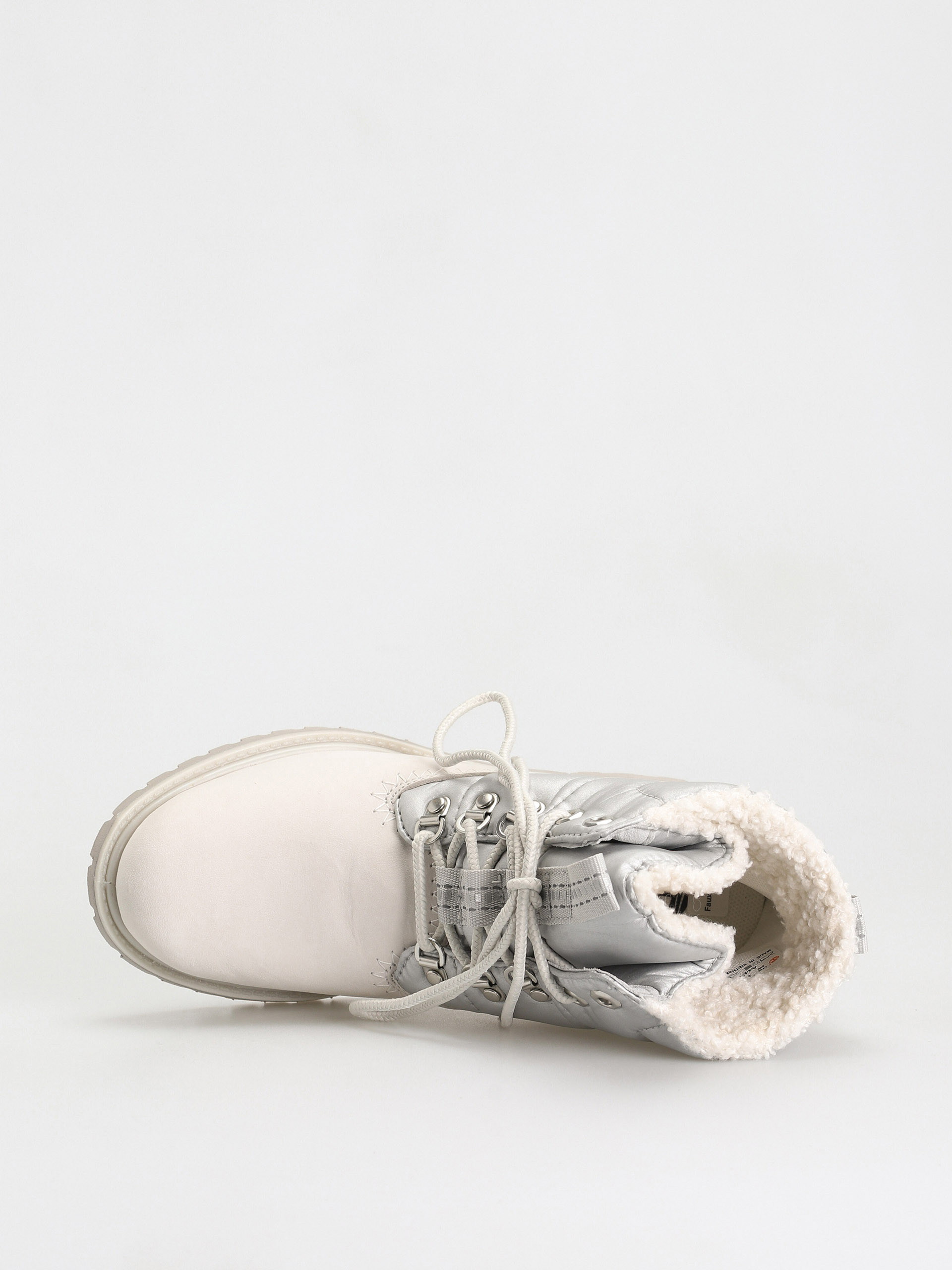 Timberland 6 Prem Puffer Bt Wp Cipők Wmn (white nubuck/silver)