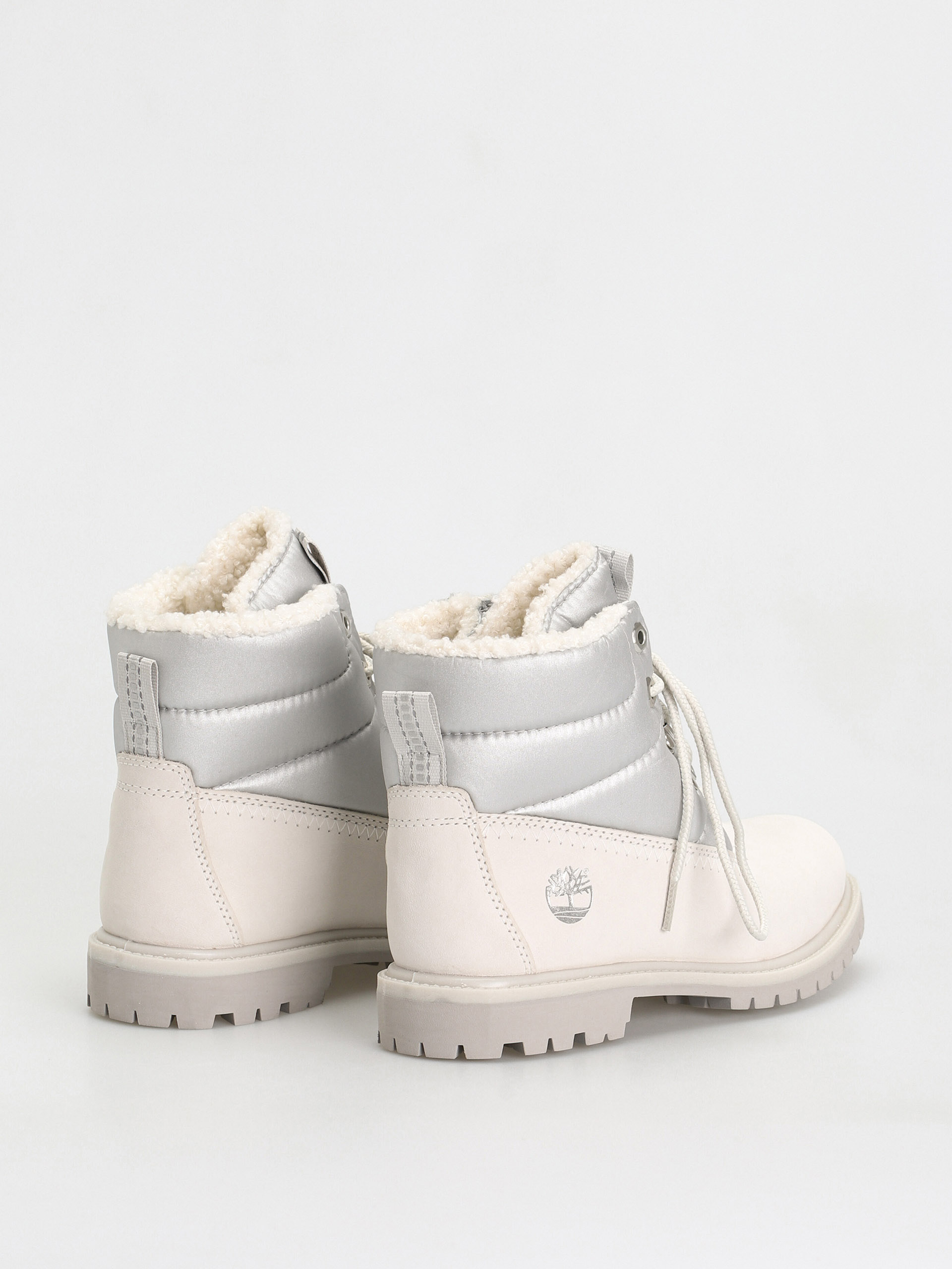 Timberland 6 Prem Puffer Bt Wp Cipők Wmn (white nubuck/silver)