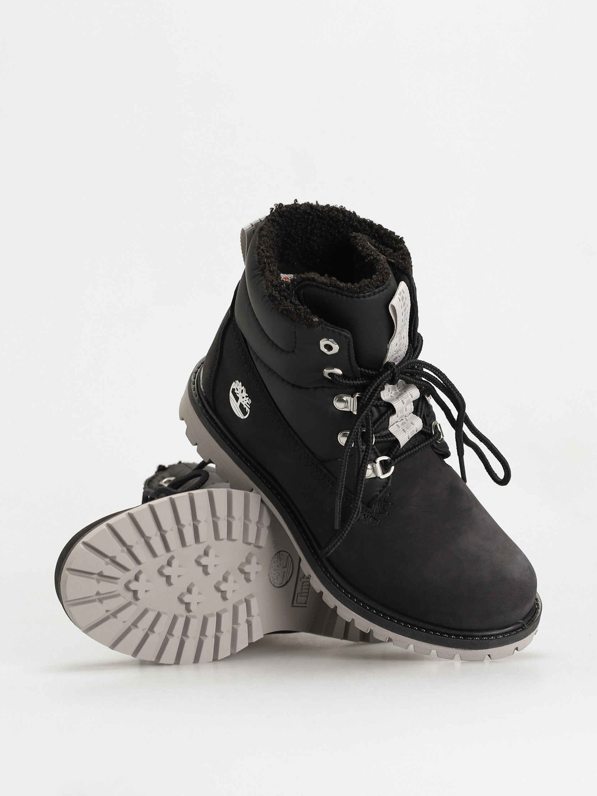 Timberland 6 Prem Puffer Bt Wp Cipők Wmn (black nubuck/silver)